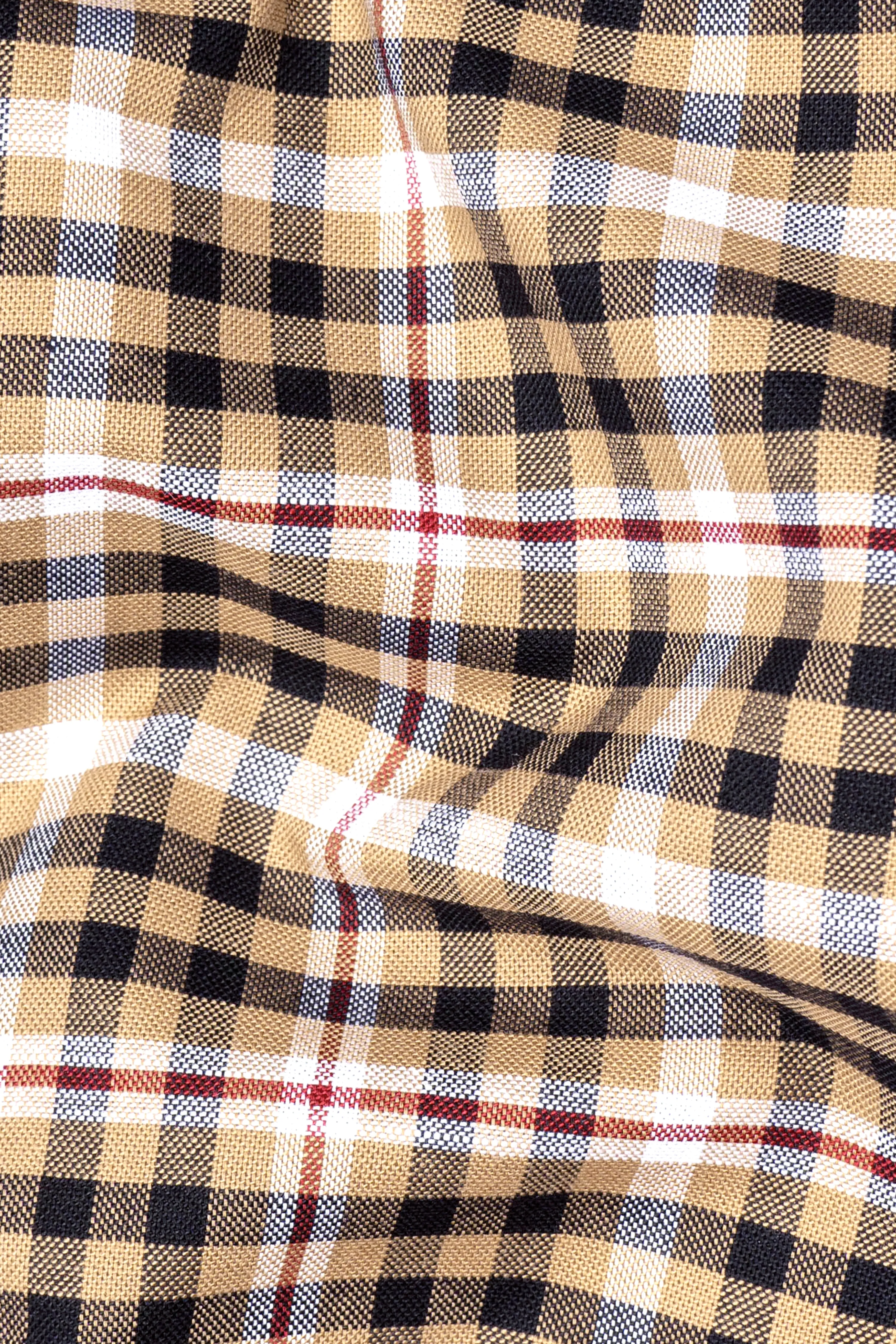 Nero Black with Cape Honey Windowpane Royal Oxford Shirt sold by French Crown product image thumbnail 2