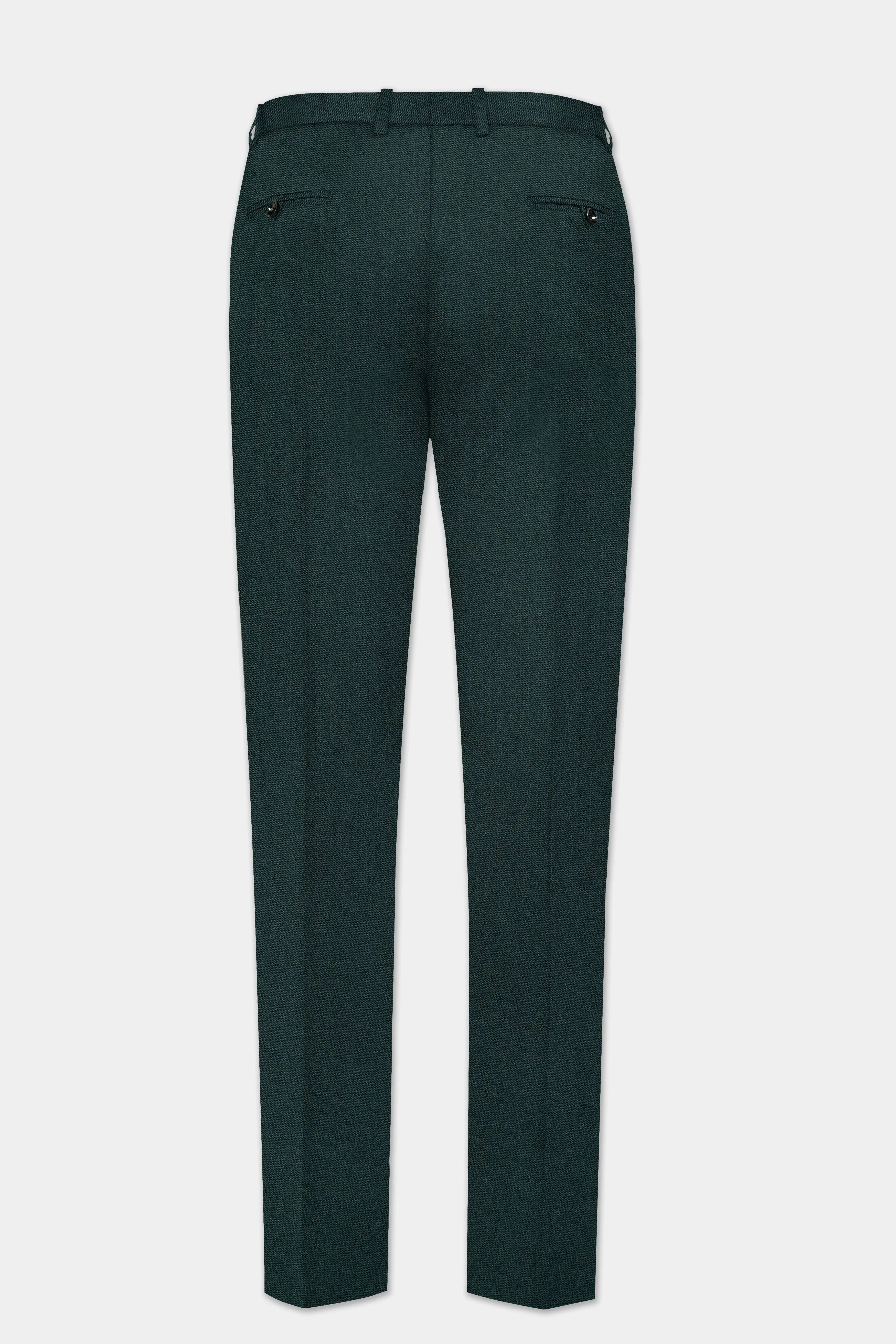 Timber Green Wool Rich Pant sold by French Crown product image thumbnail 5