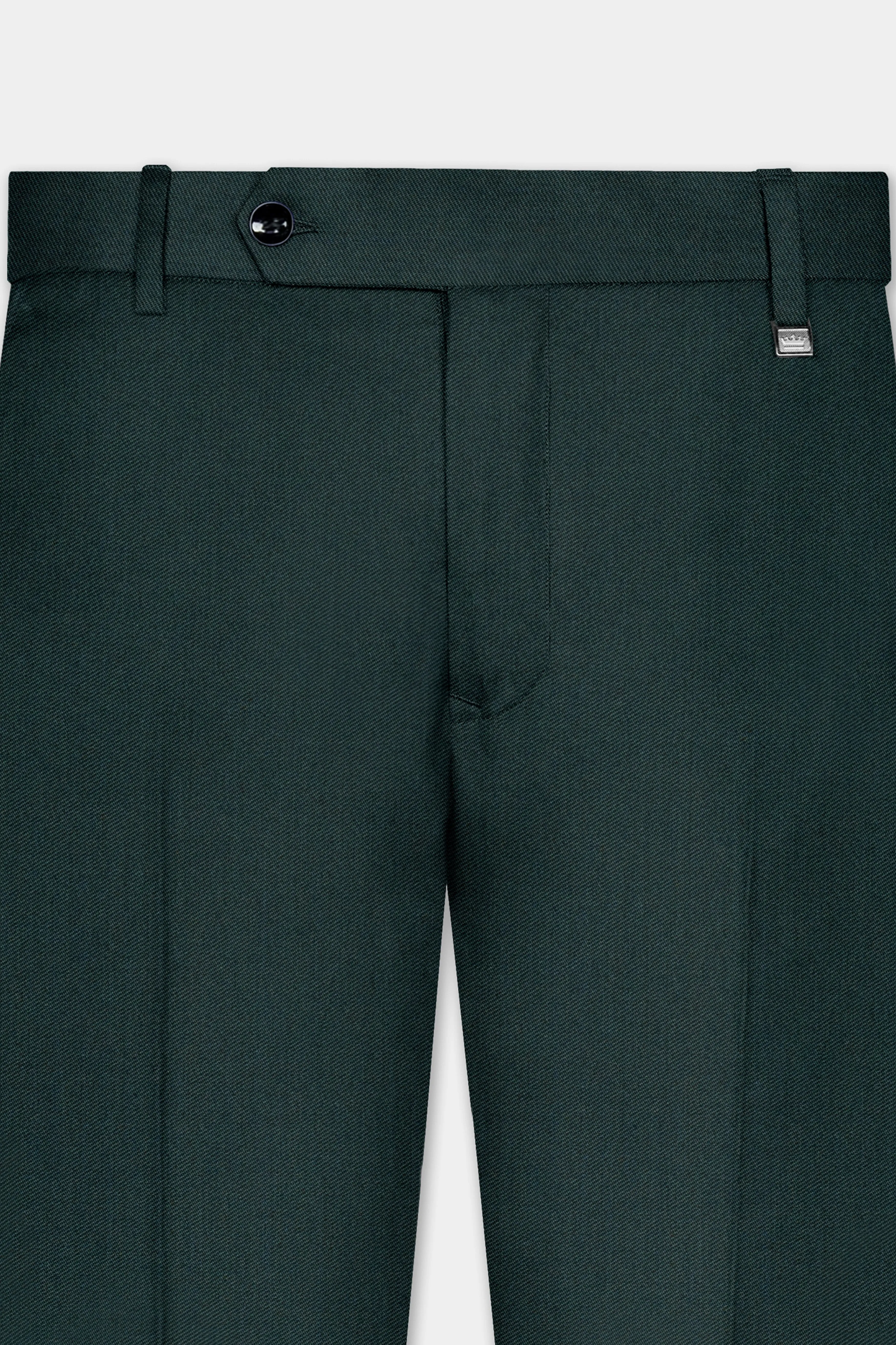 Timber Green Wool Rich Pant sold by French Crown product image thumbnail 4