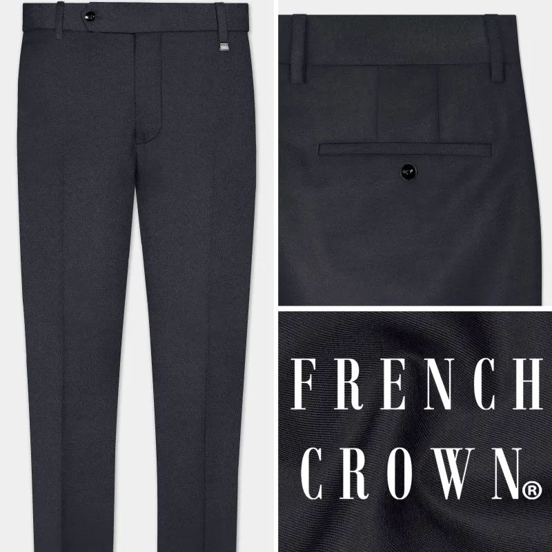 Piano Gray Wool Blend Pant sold by French Crown
