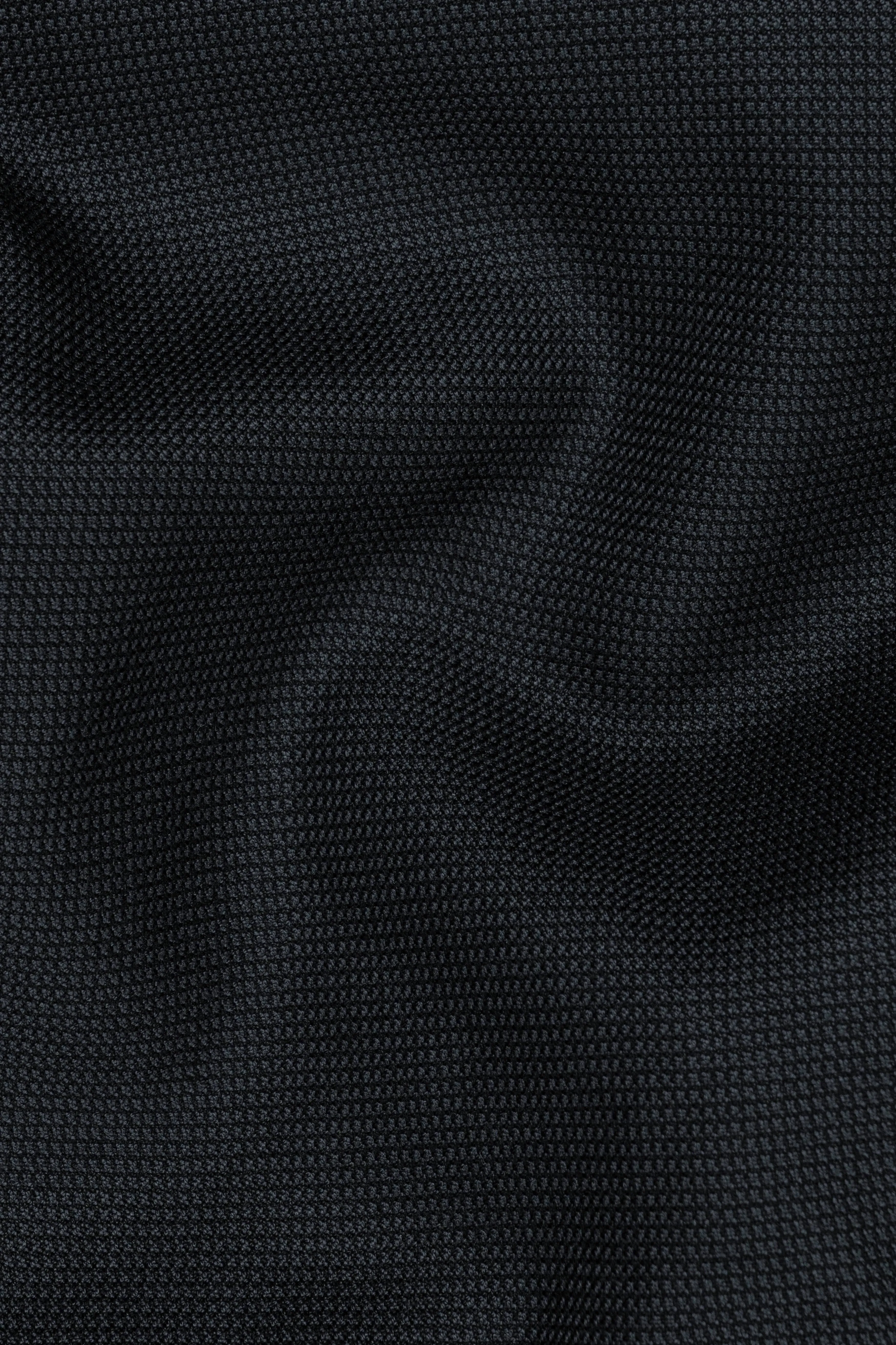 Jade Black Textured Wool Blend Blazer sold by French Crown product image thumbnail 3