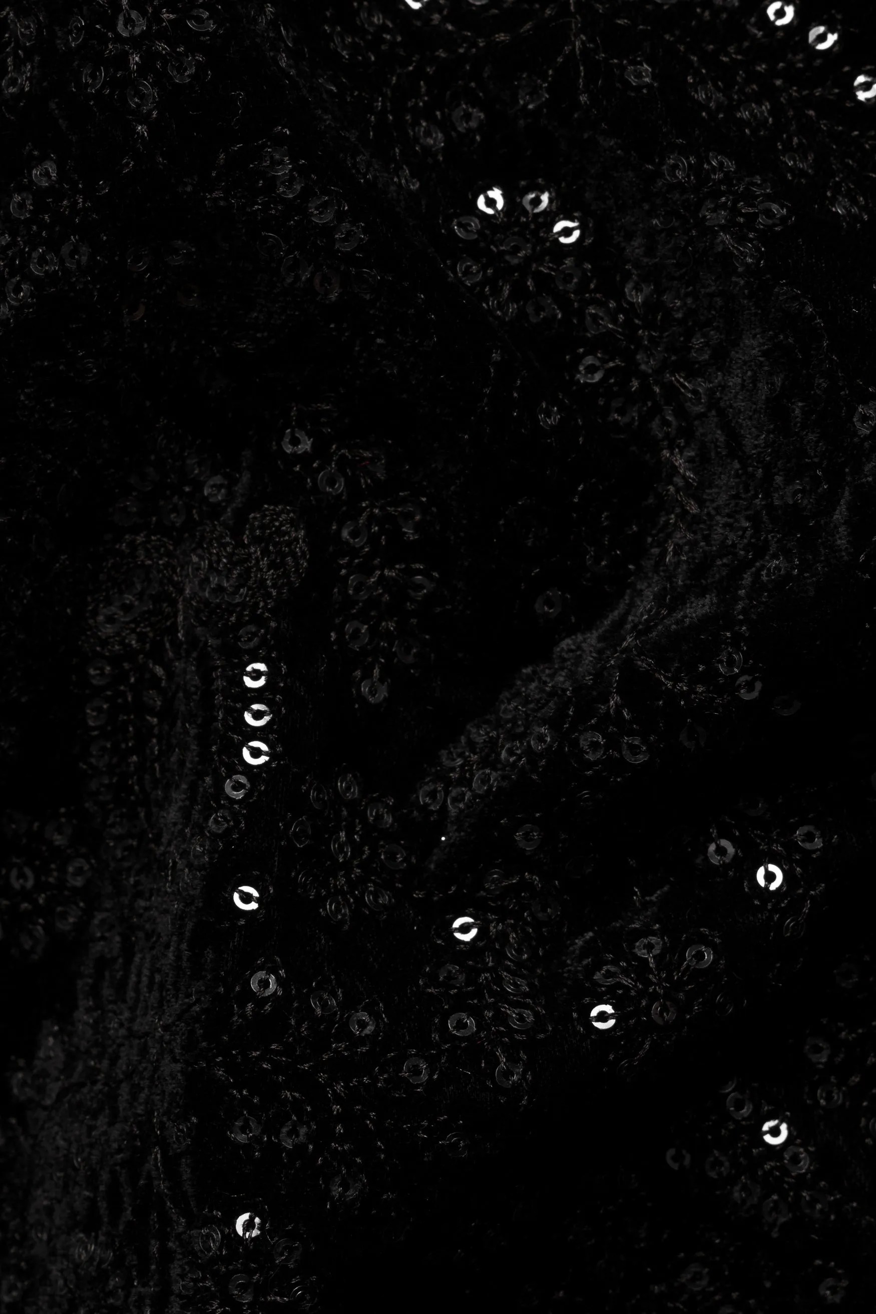 Jade Black Sequin Embroidered Designer Nehru Jacket sold by French Crown product image thumbnail 3