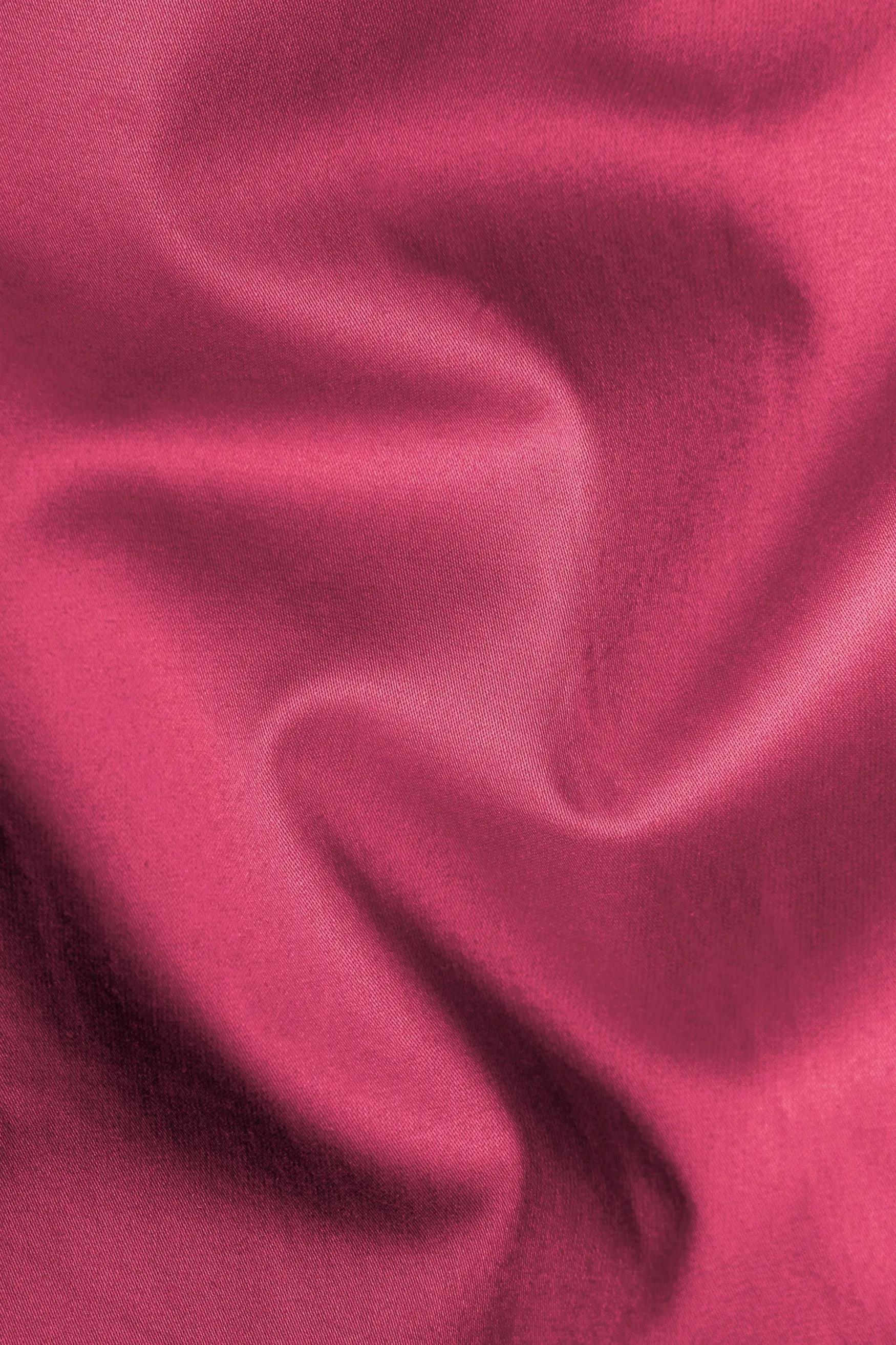 Hibiscus Red Subtle Sheen Super Soft Premium Cotton Shirt sold by French Crown product image thumbnail 2