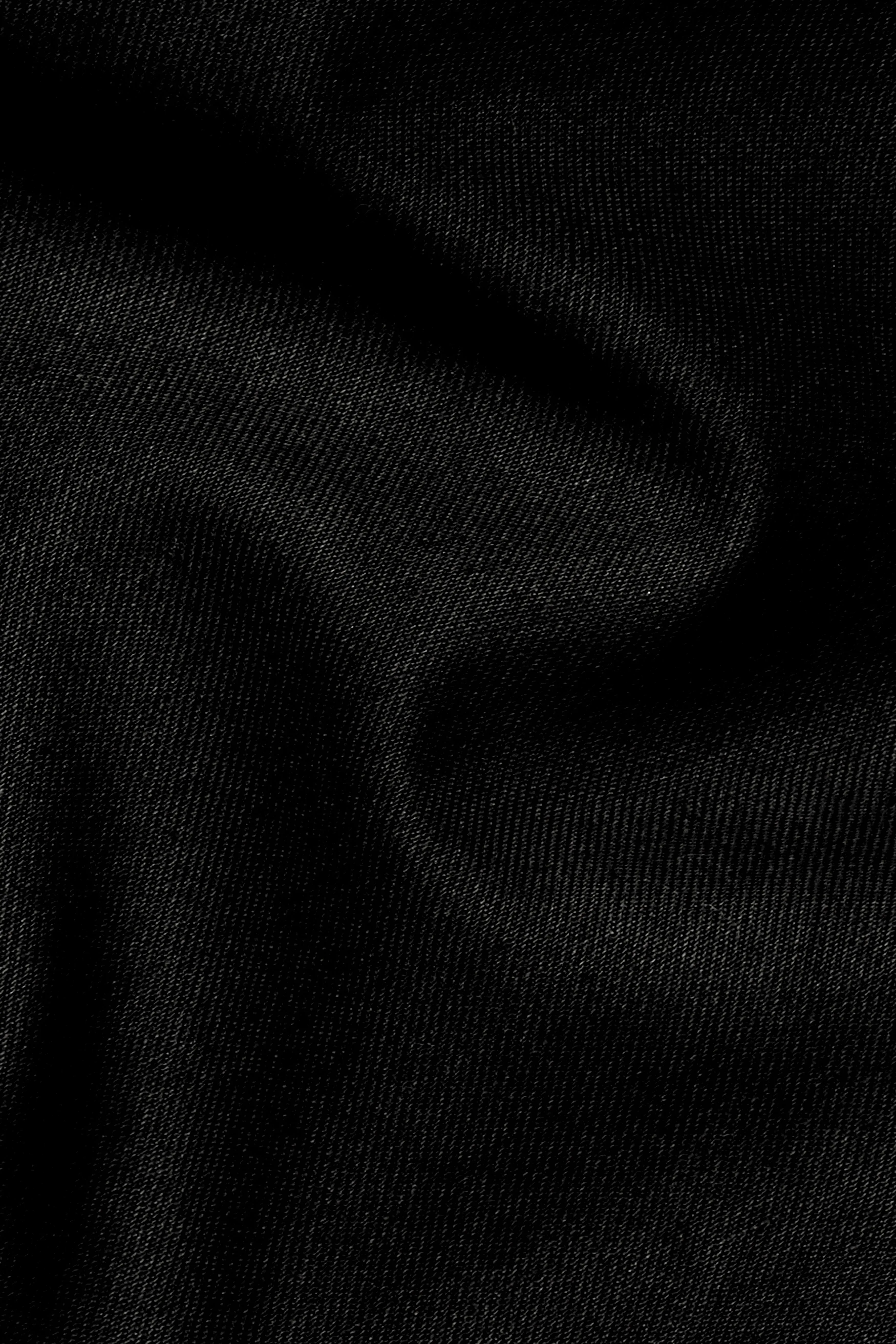 Jade Black Wool Rich Stretchable traveler Waistcoat sold by French Crown product image thumbnail 3