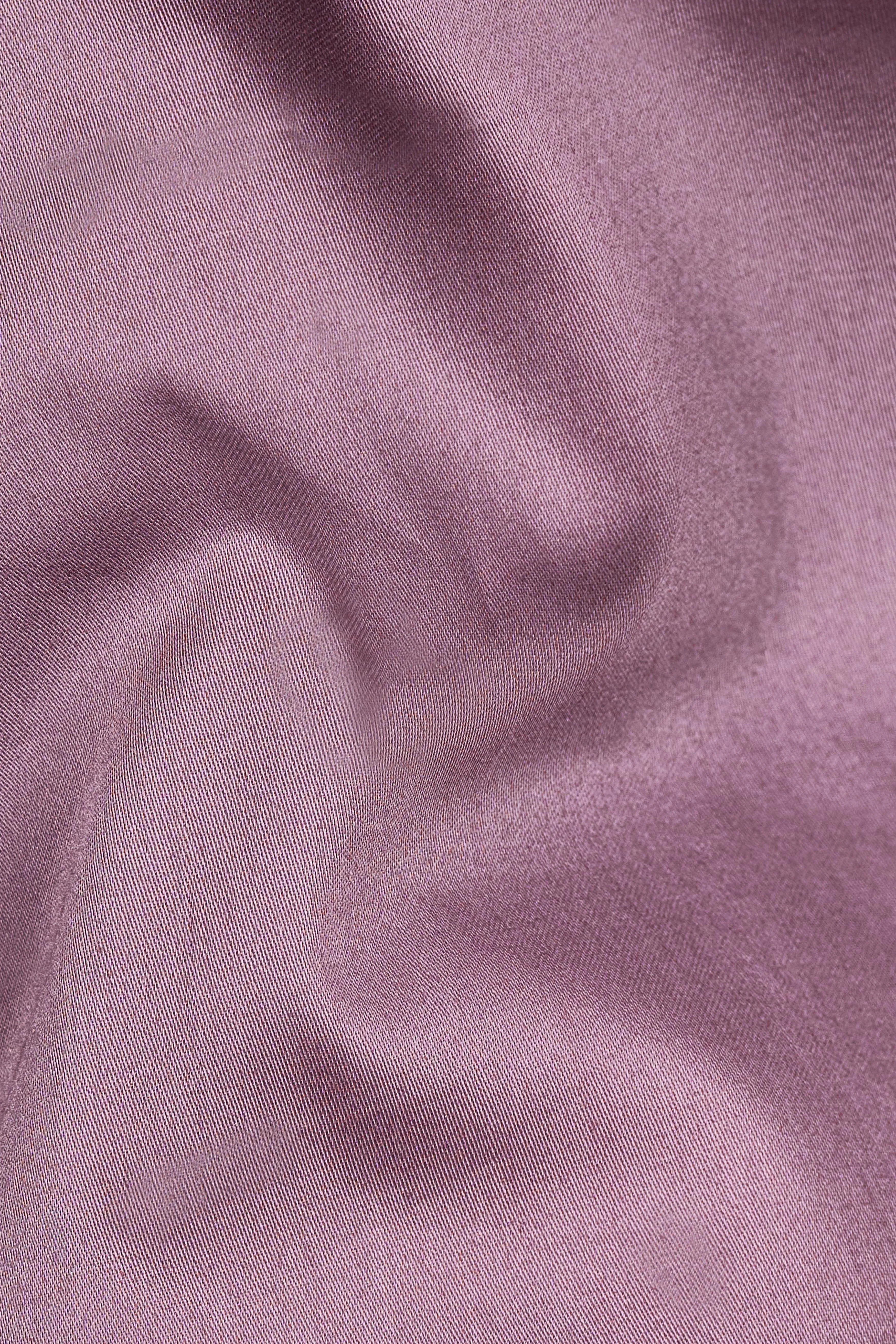 Light Mauave Purple Subtle Sheen Super Soft Premium Cotton Pathani Set sold by French Crown product image thumbnail 3
