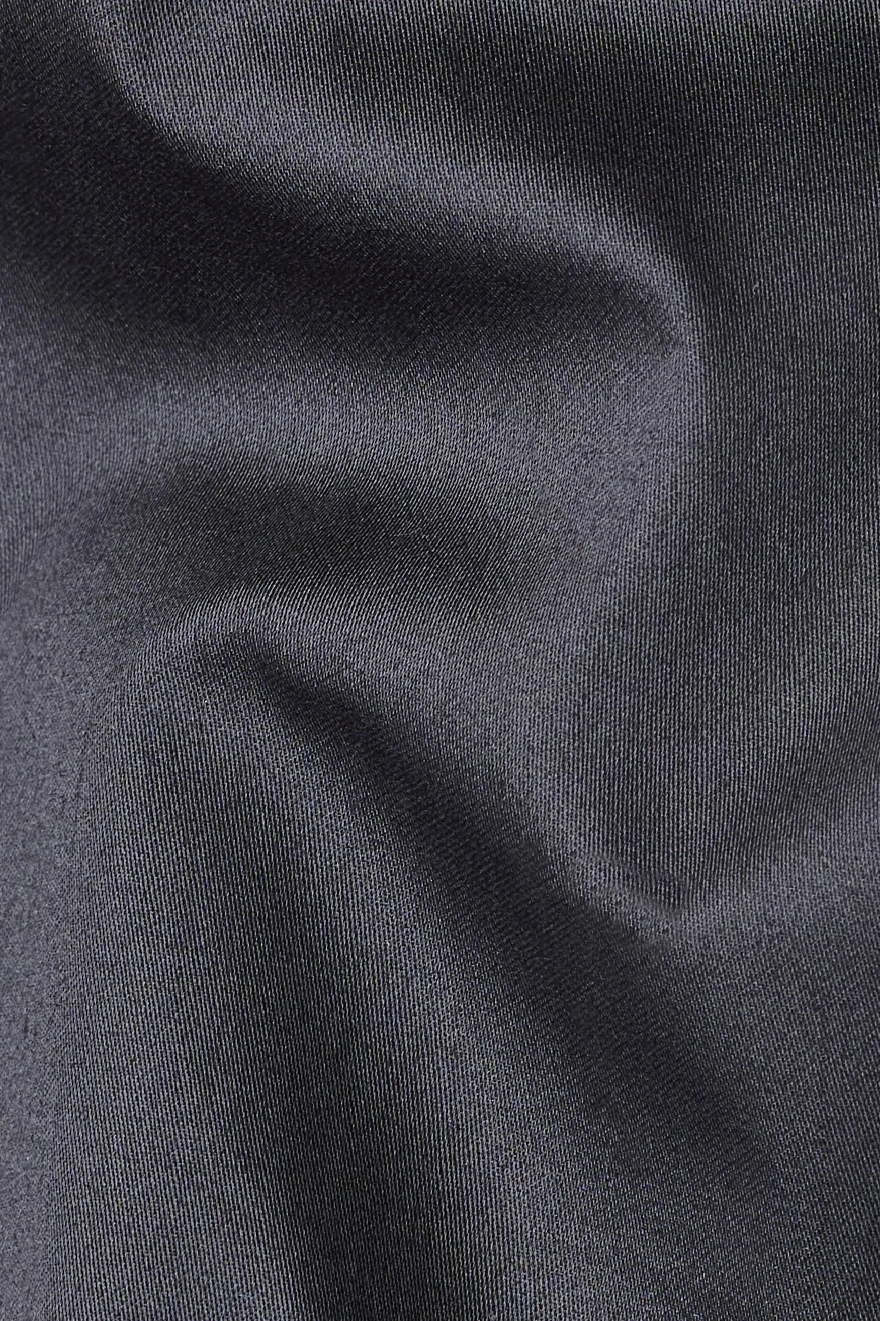 Iridium Gray Subtle Sheen Super Soft Premium Cotton Pathani Kurta sold by French Crown product image thumbnail 3