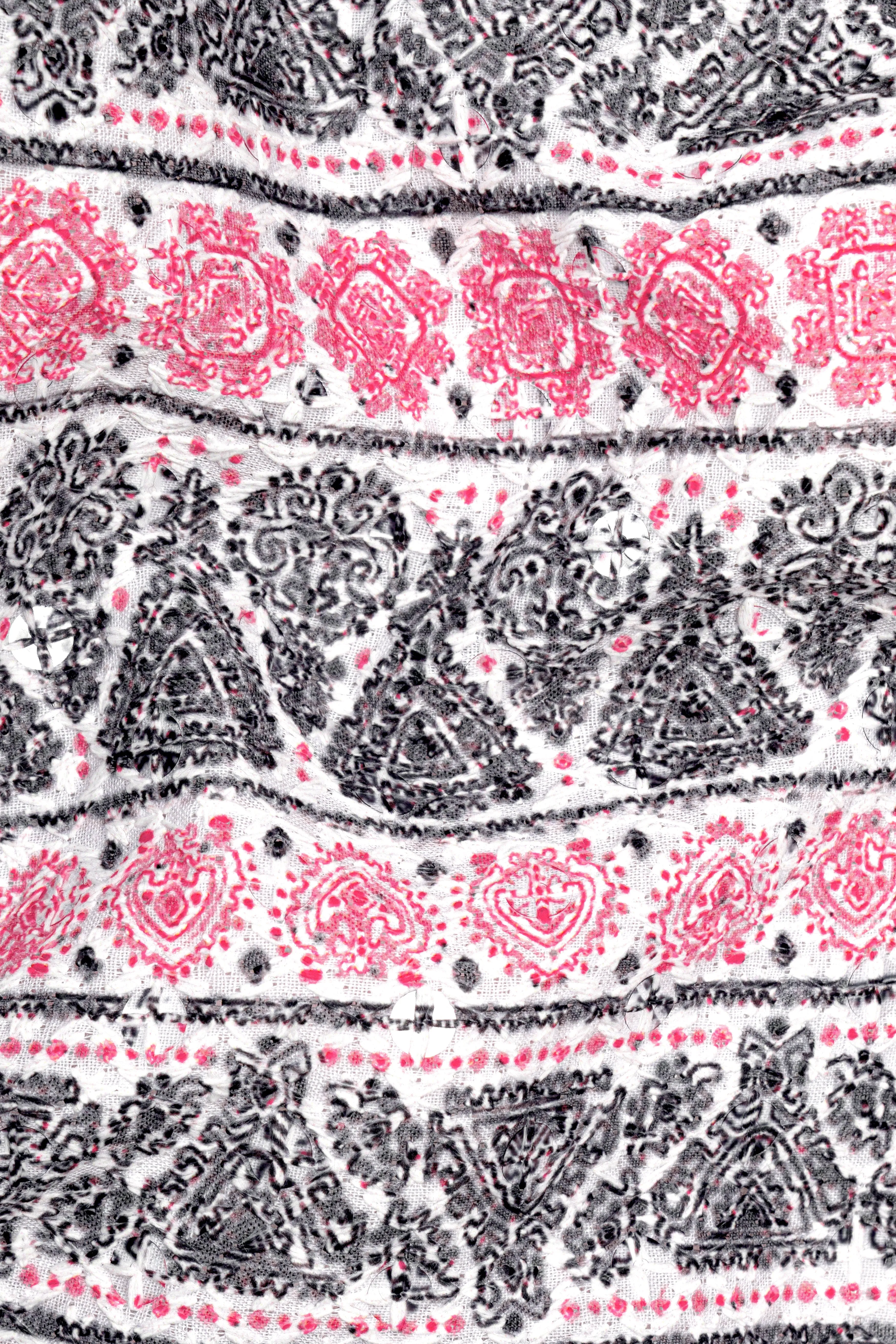 Brink Pink And jade Black Striped Designer Nehru Jacket sold by French Crown product image thumbnail 3