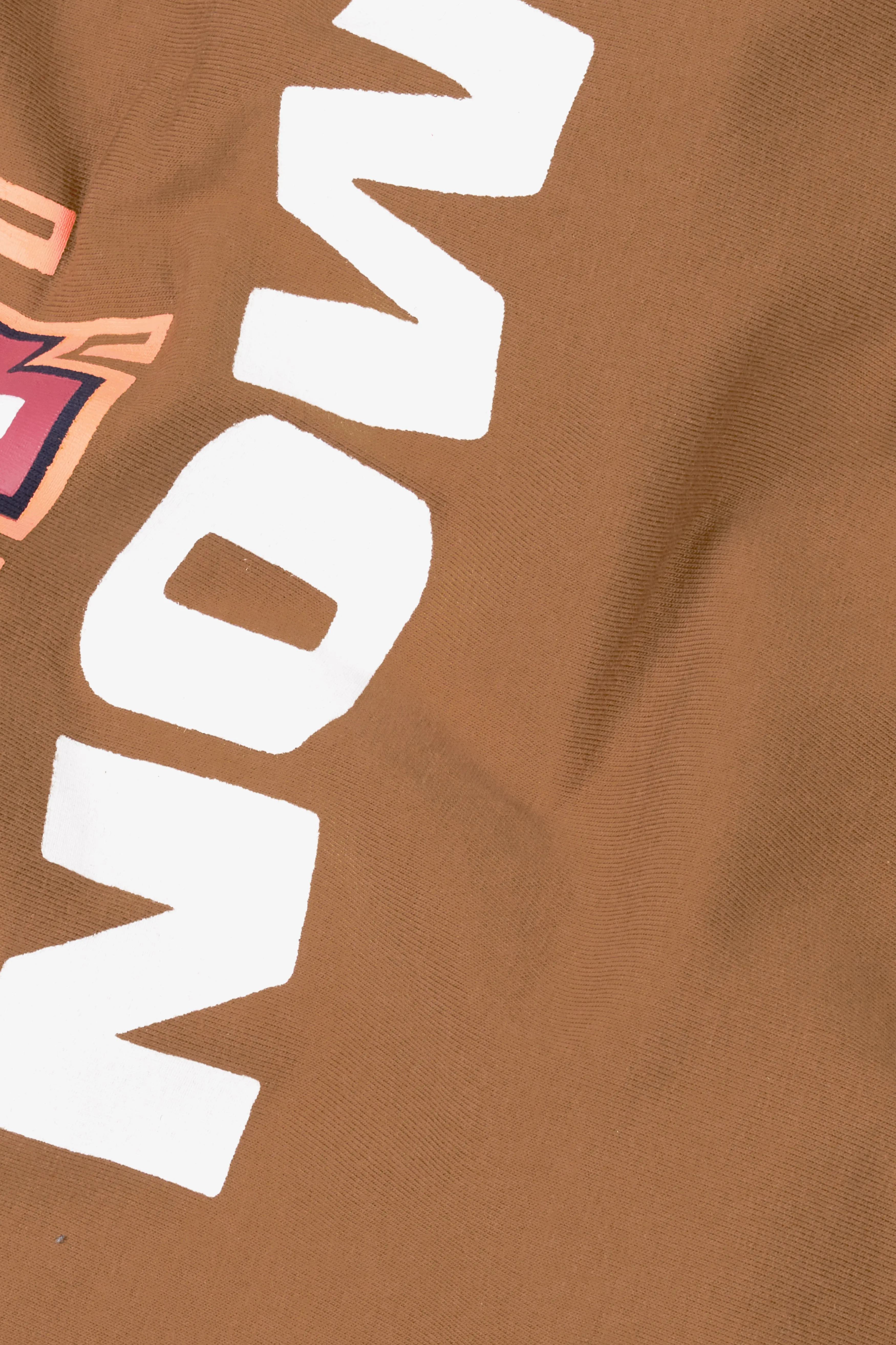 Sepia Brown Printed Premium Cotton Oversized T-shirt sold by French Crown product image thumbnail 3
