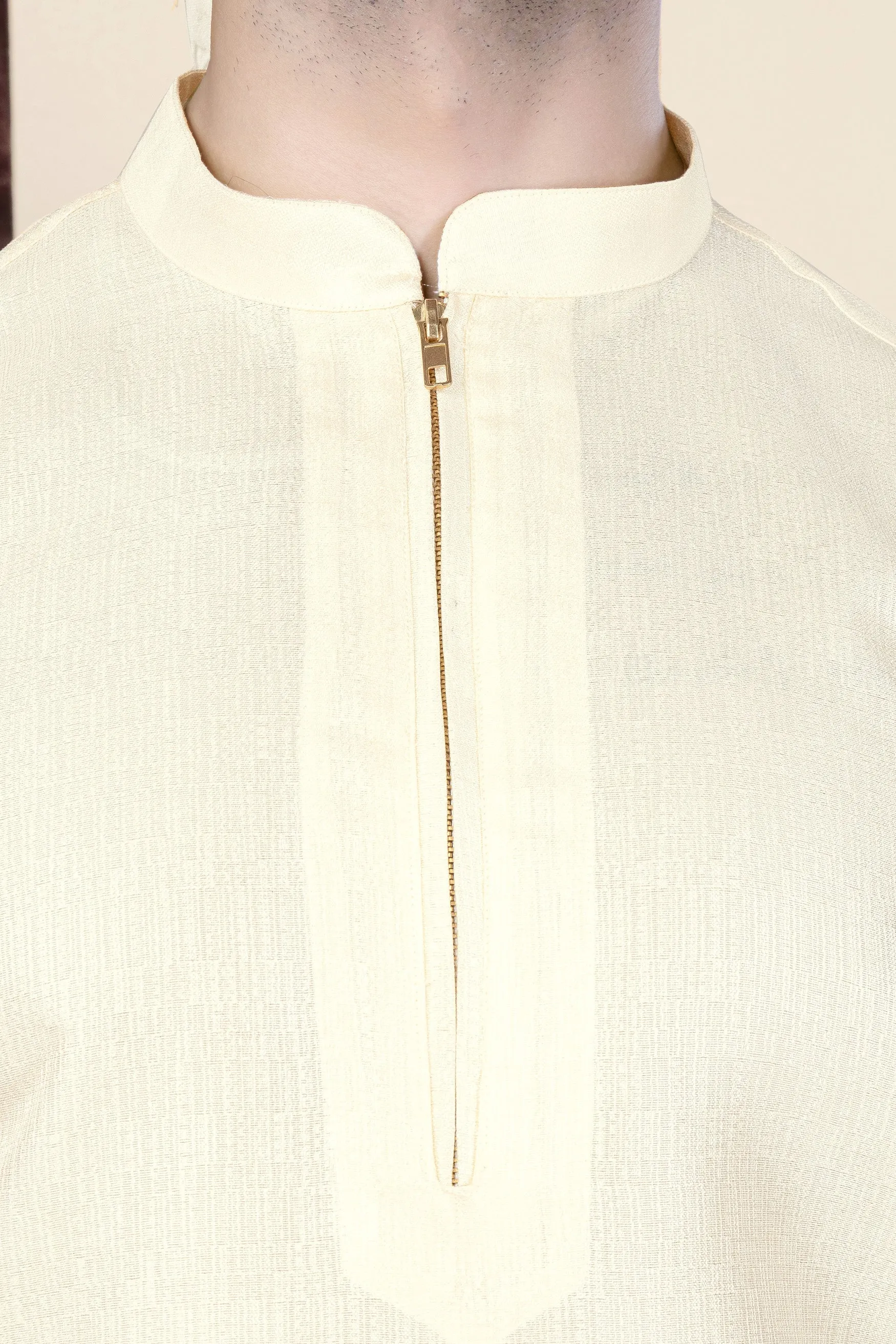 Albescent Cream Kurta Set sold by French Crown product image thumbnail 4