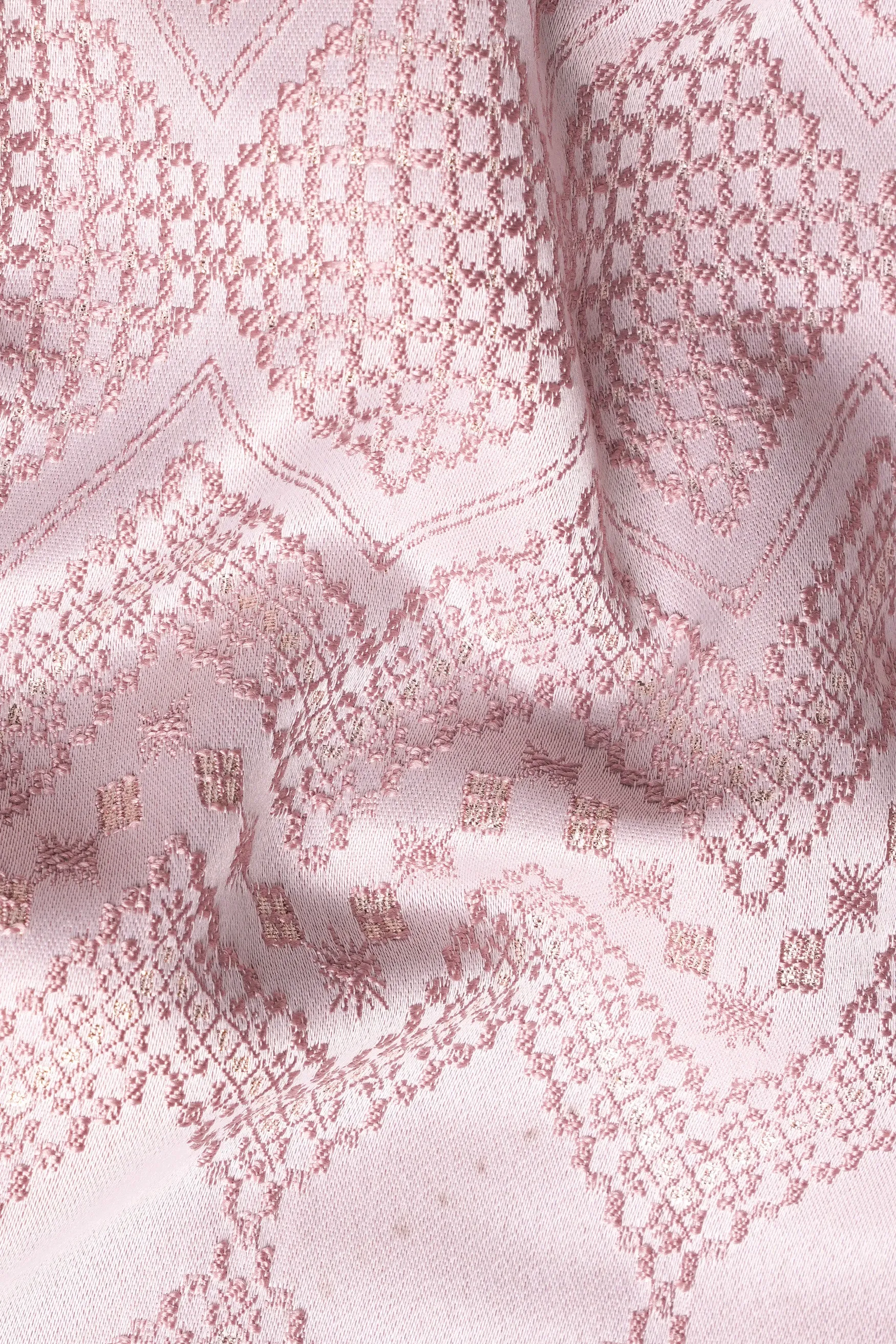 Blossom Pink Thread and Chevron Sequin Embroidered Indo-Western Sherwani sold by French Crown product image thumbnail 3