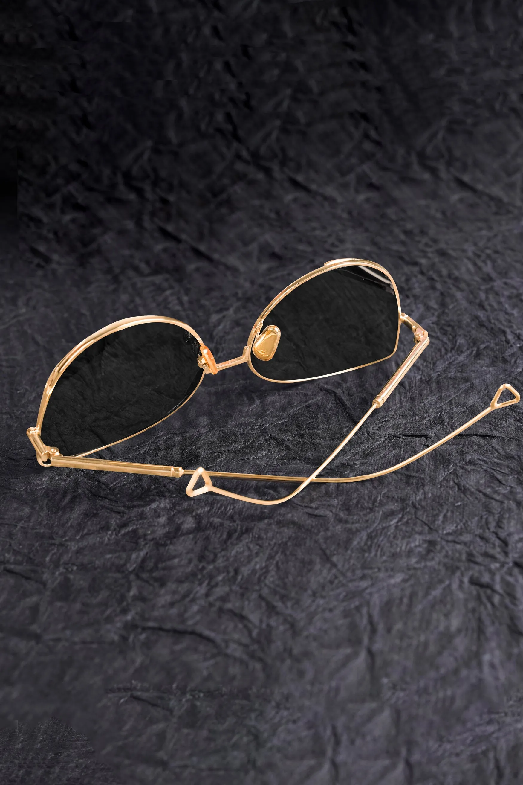 Charcoal Gray French Crown Cat Eye Unisex Sunglasses sold by French Crown product image thumbnail 5