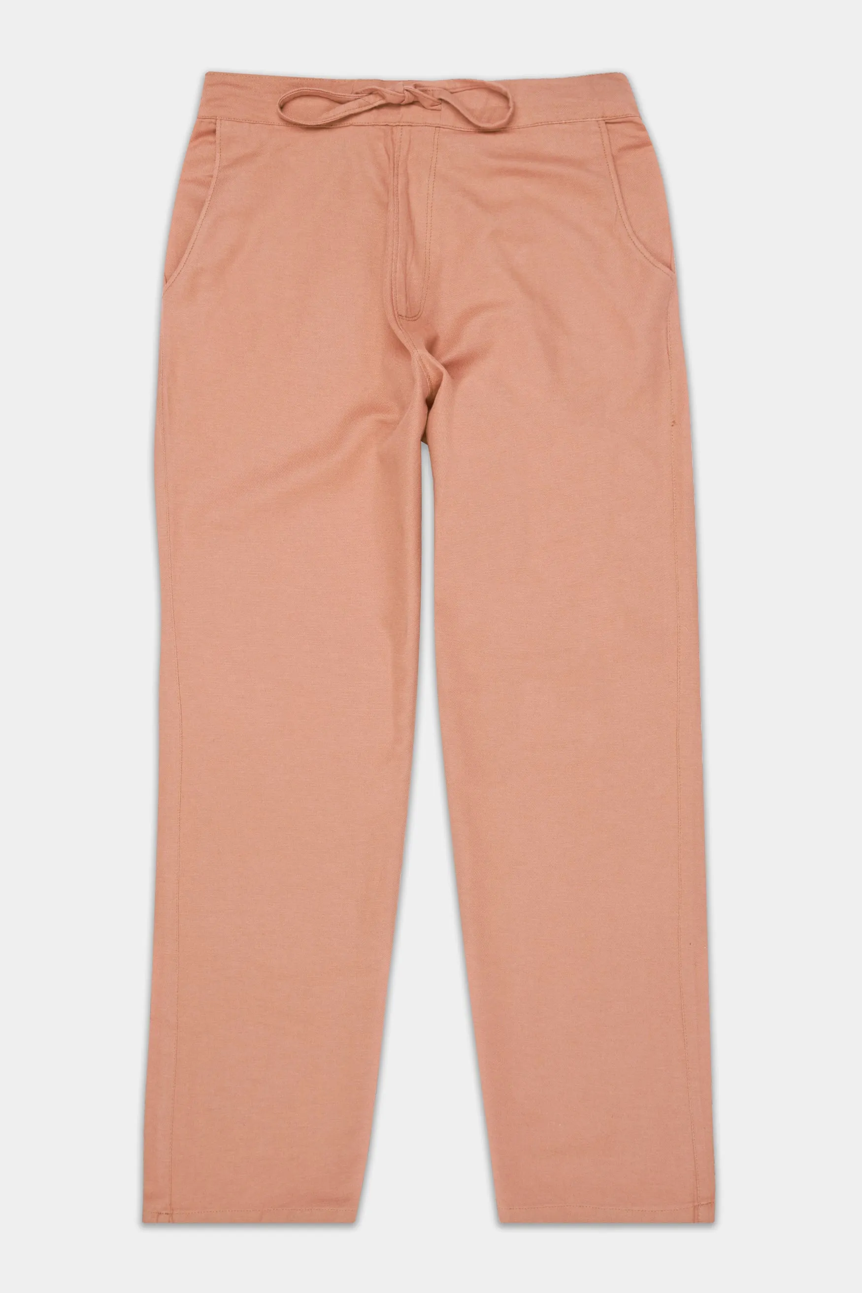 Petite Peach Ankle Length Premium Cotton Palazzo sold by French Crown product image thumbnail 2