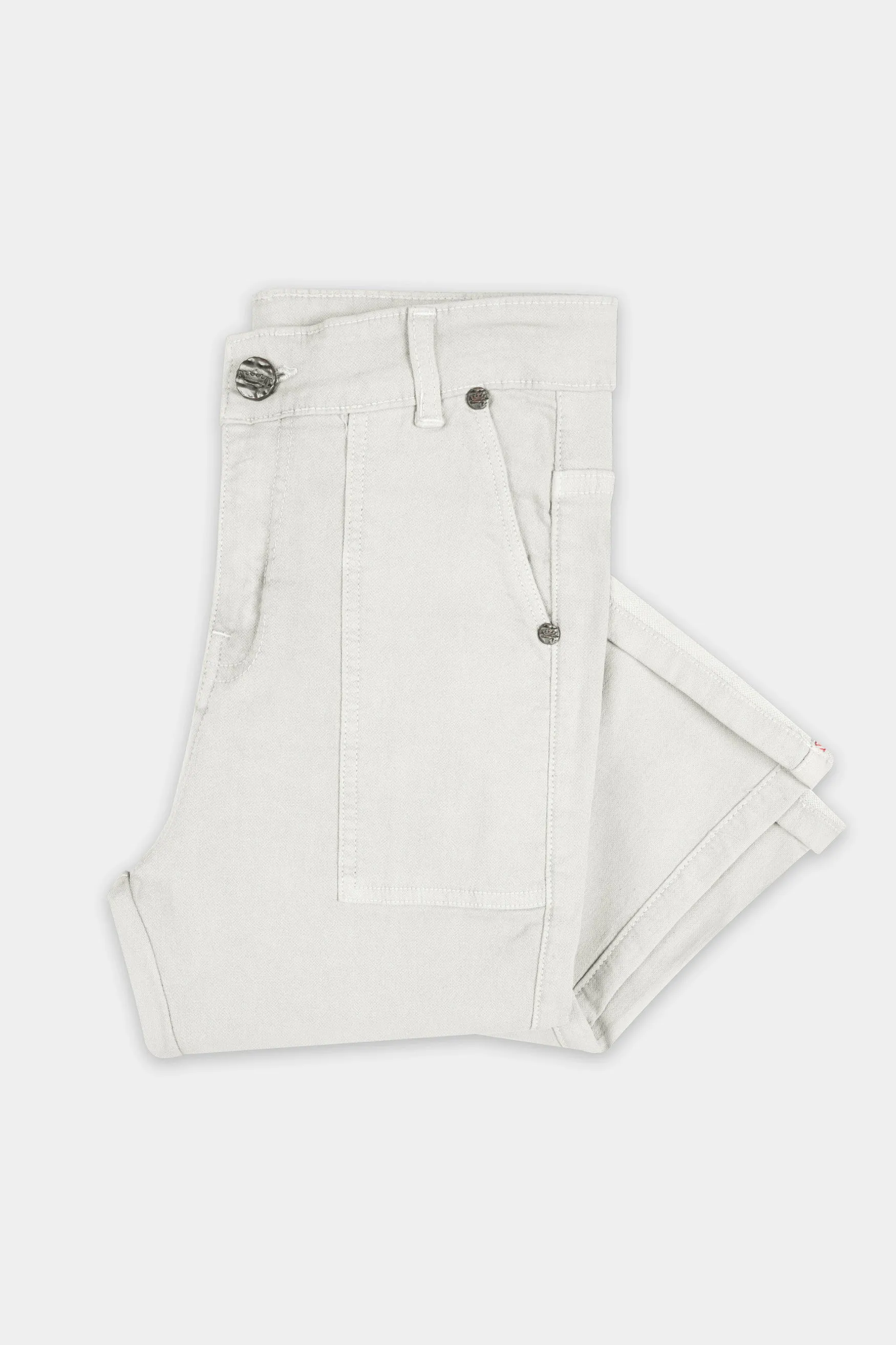 Women's Skinny Fit Spring Rain Gray Rinse Wash Stretchable Denim sold by French Crown product image thumbnail 4