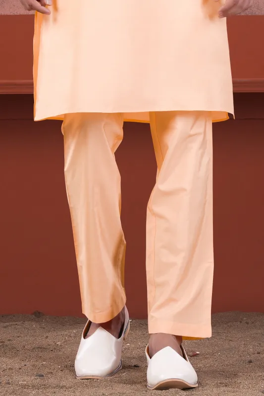 Peach Subtle Sheen Viscose Pajama F-8939 sold by French Crown