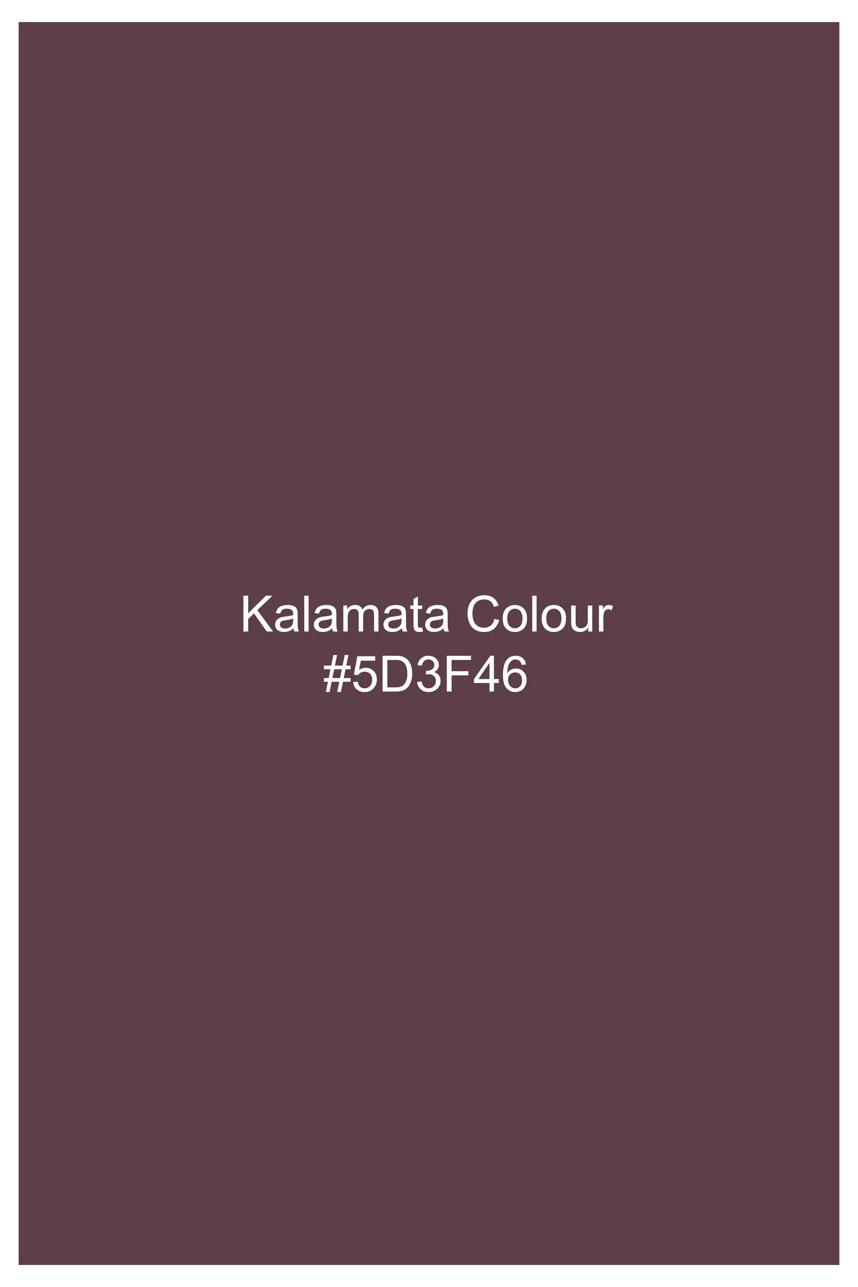 Kalamata Maroon Subtle Sheen Viscose Pajama F-8943 sold by French Crown product image thumbnail 5