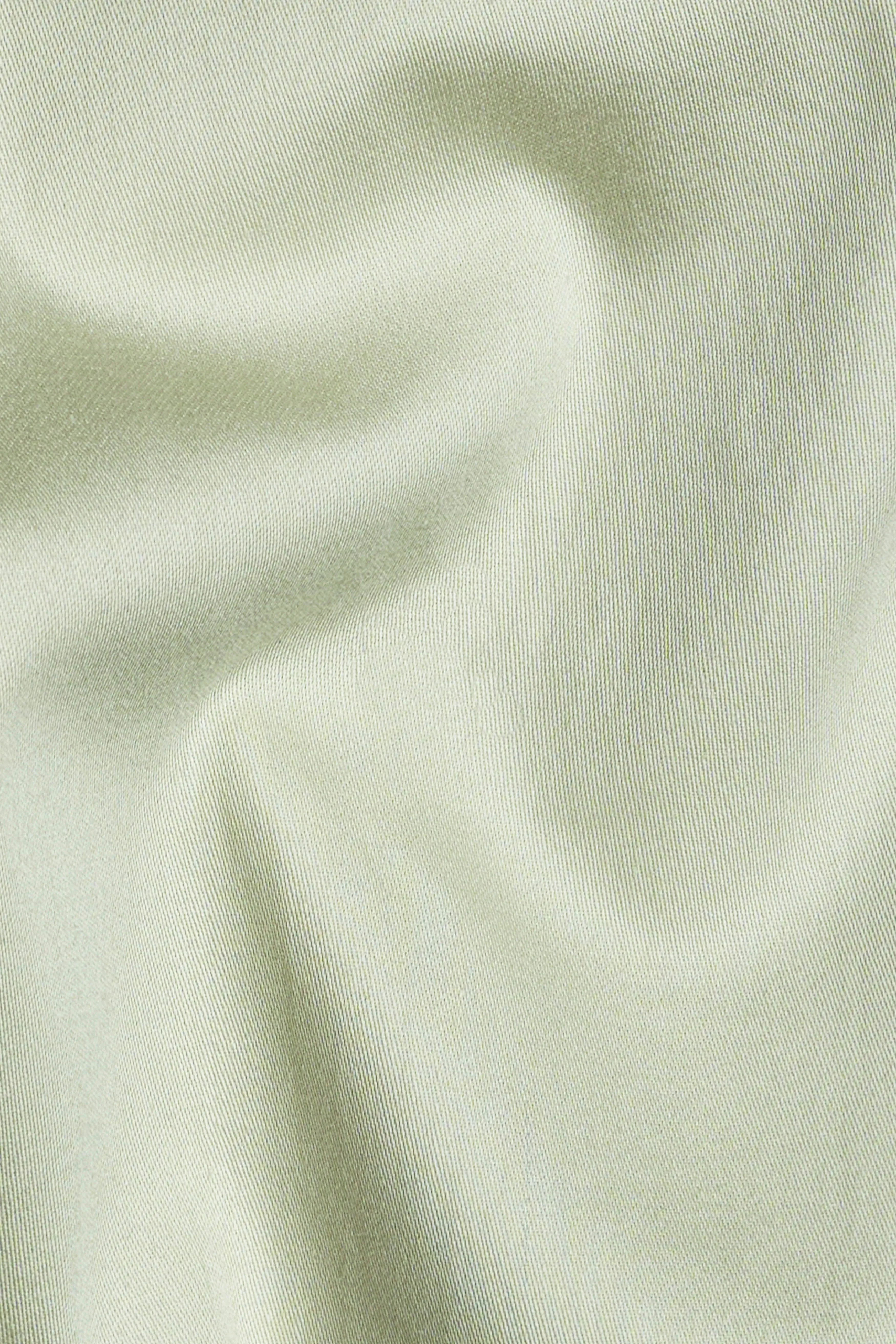 Coriander Green Subtle Sheen Super Soft Premium Cotton Kurta Set sold by French Crown product image thumbnail 3