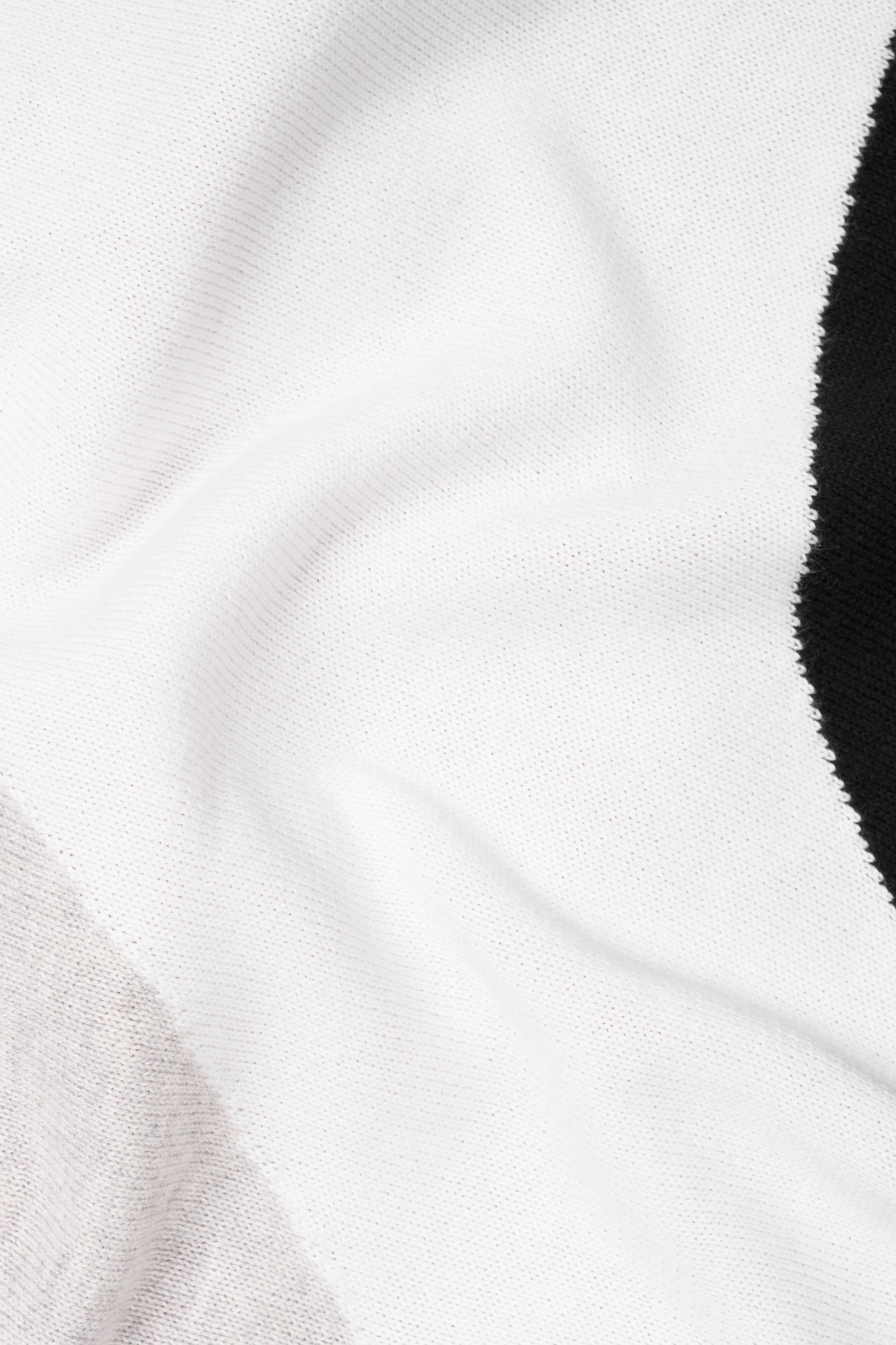 Geyser Gray with White and Black Premium Cotton Flat Knit Polo sold by French Crown product image thumbnail 3