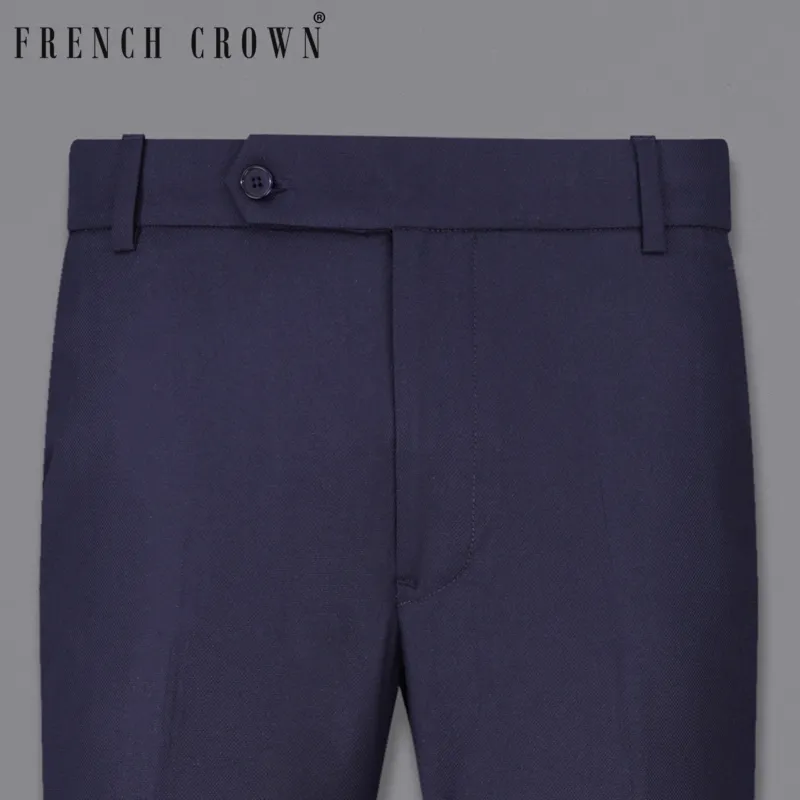 Baltic Sea Dark Violet Pant sold by French Crown