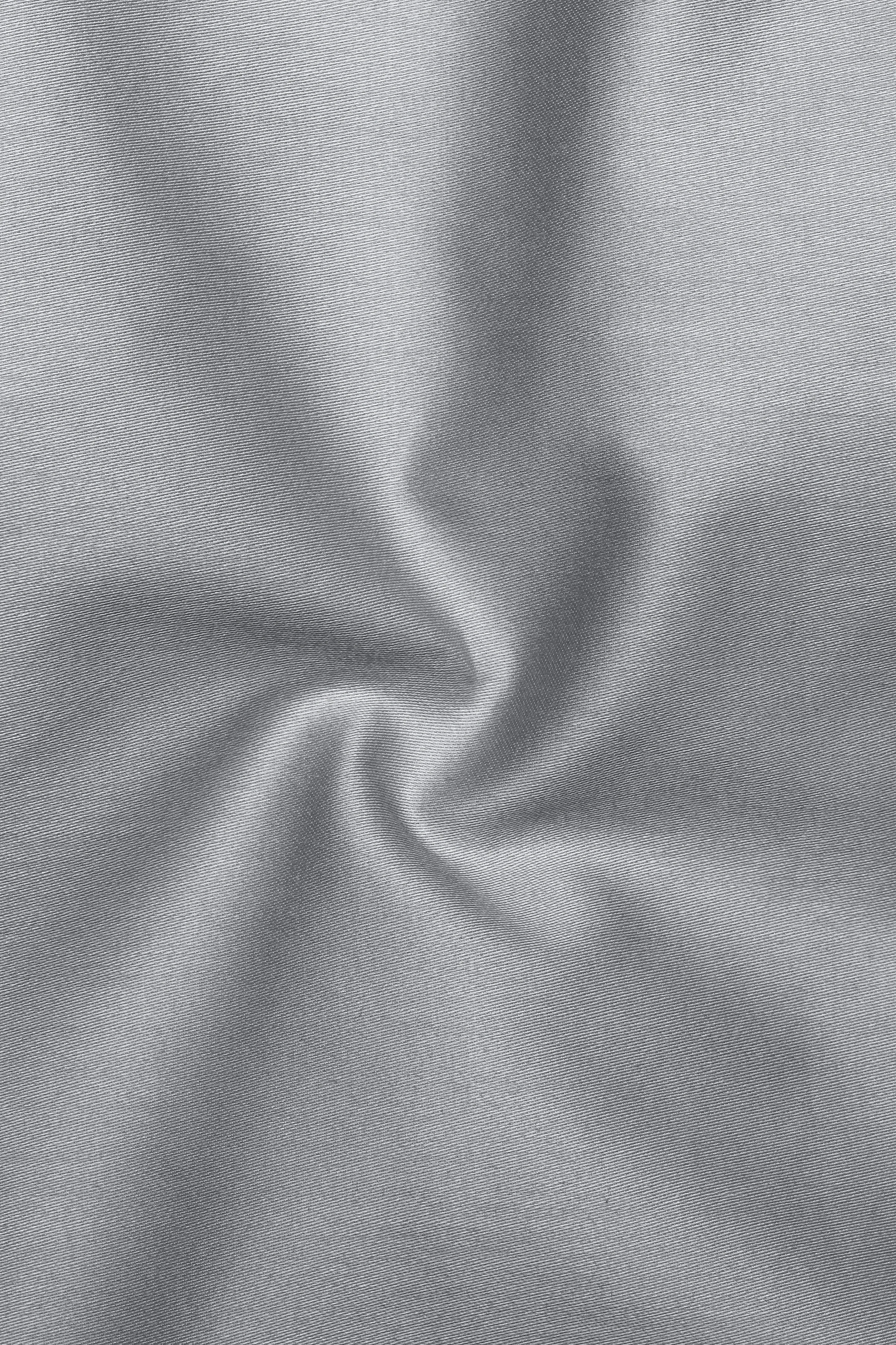 Silvoro-Celeste Gray Subtle Sheen Super Soft Premium Cotton Tuxedo Shirt sold by French Crown product image thumbnail 3