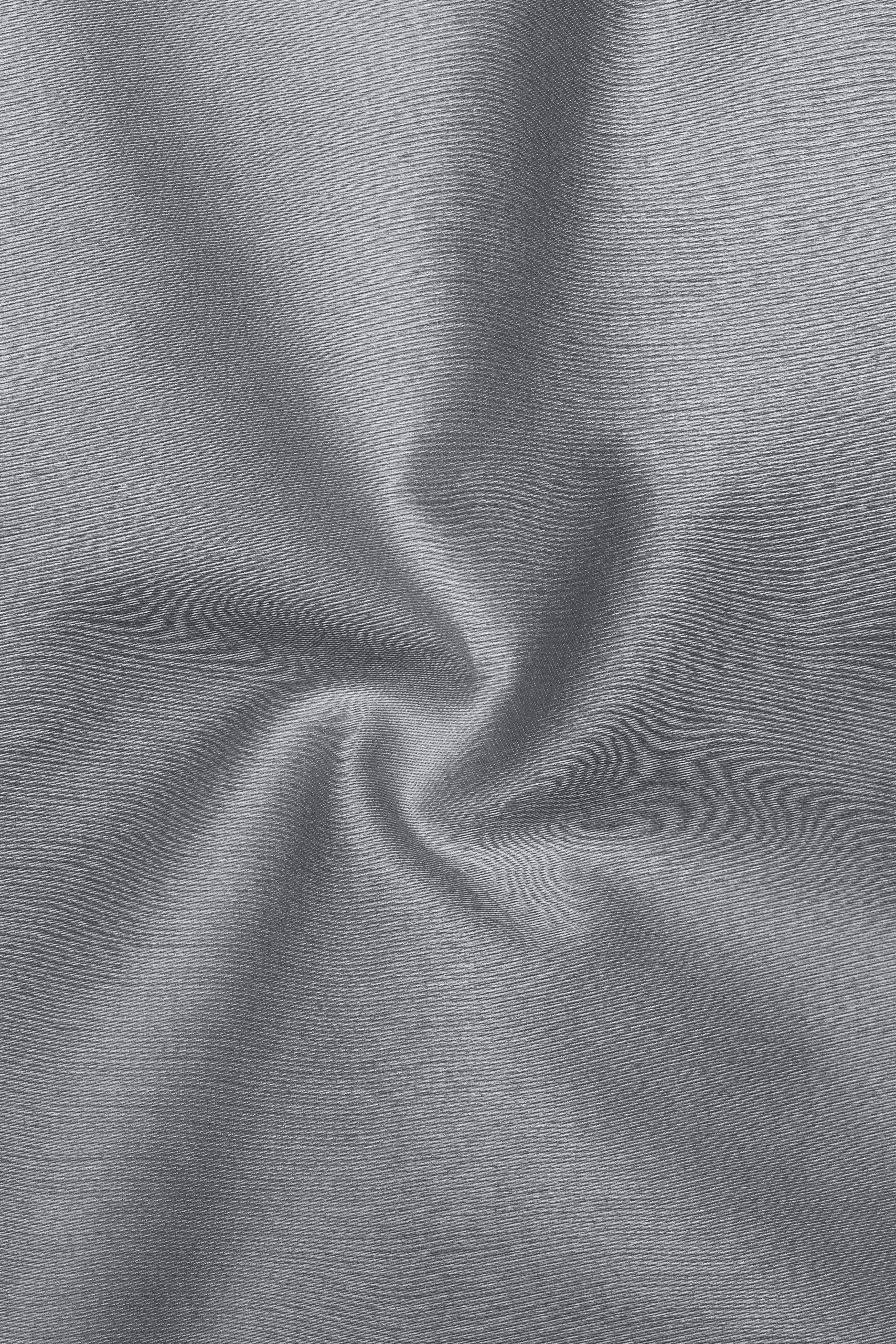 Silvoro-Celeste Gray Subtle Sheen Super Soft Premium Cotton Mandarin Shirt sold by French Crown product image thumbnail 3