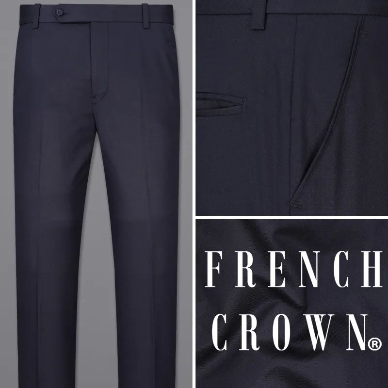 Gunmetal Blue Pant sold by French Crown