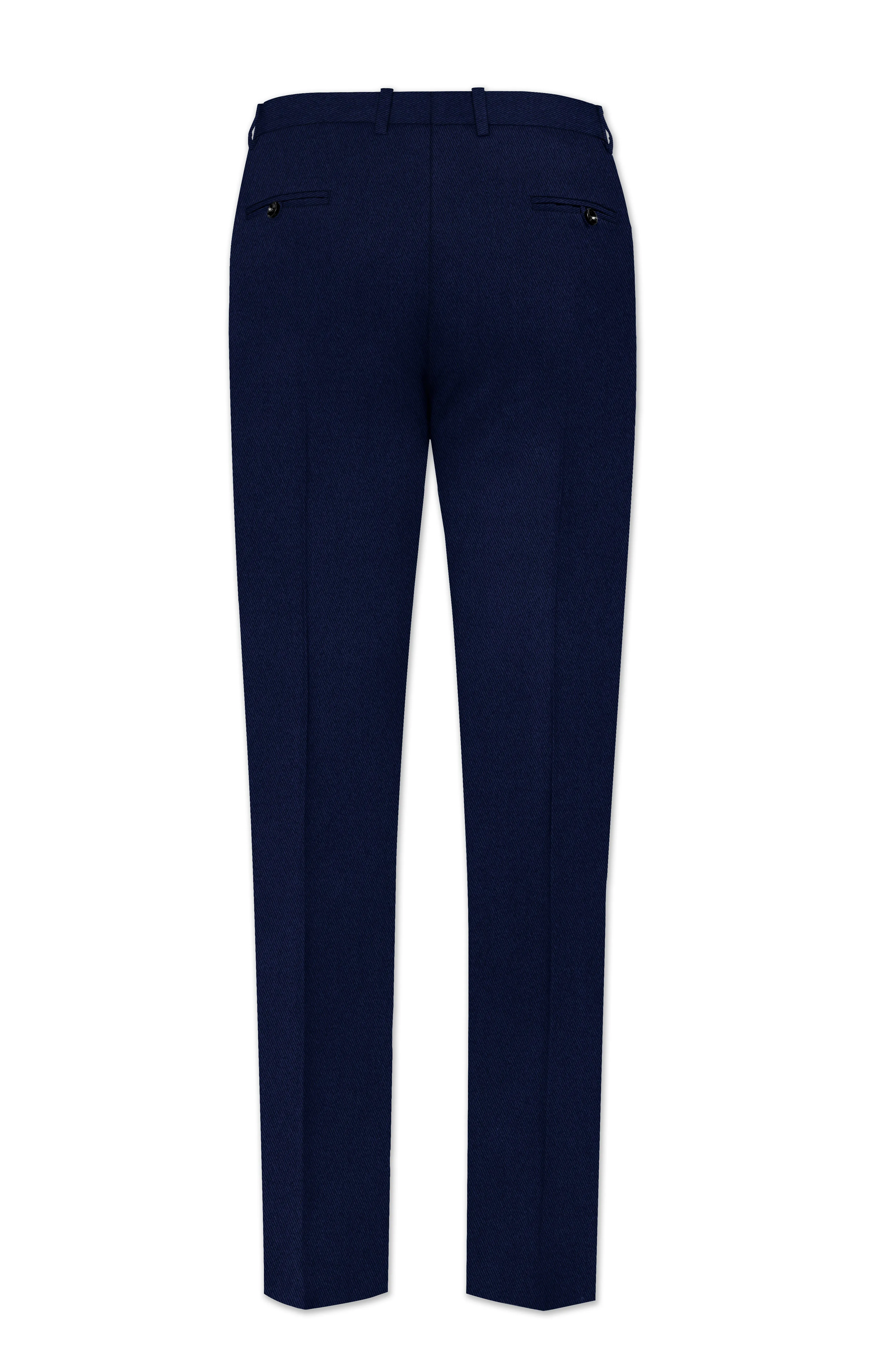 Mirage Blue Wool Rich Pant sold by French Crown product image thumbnail 5
