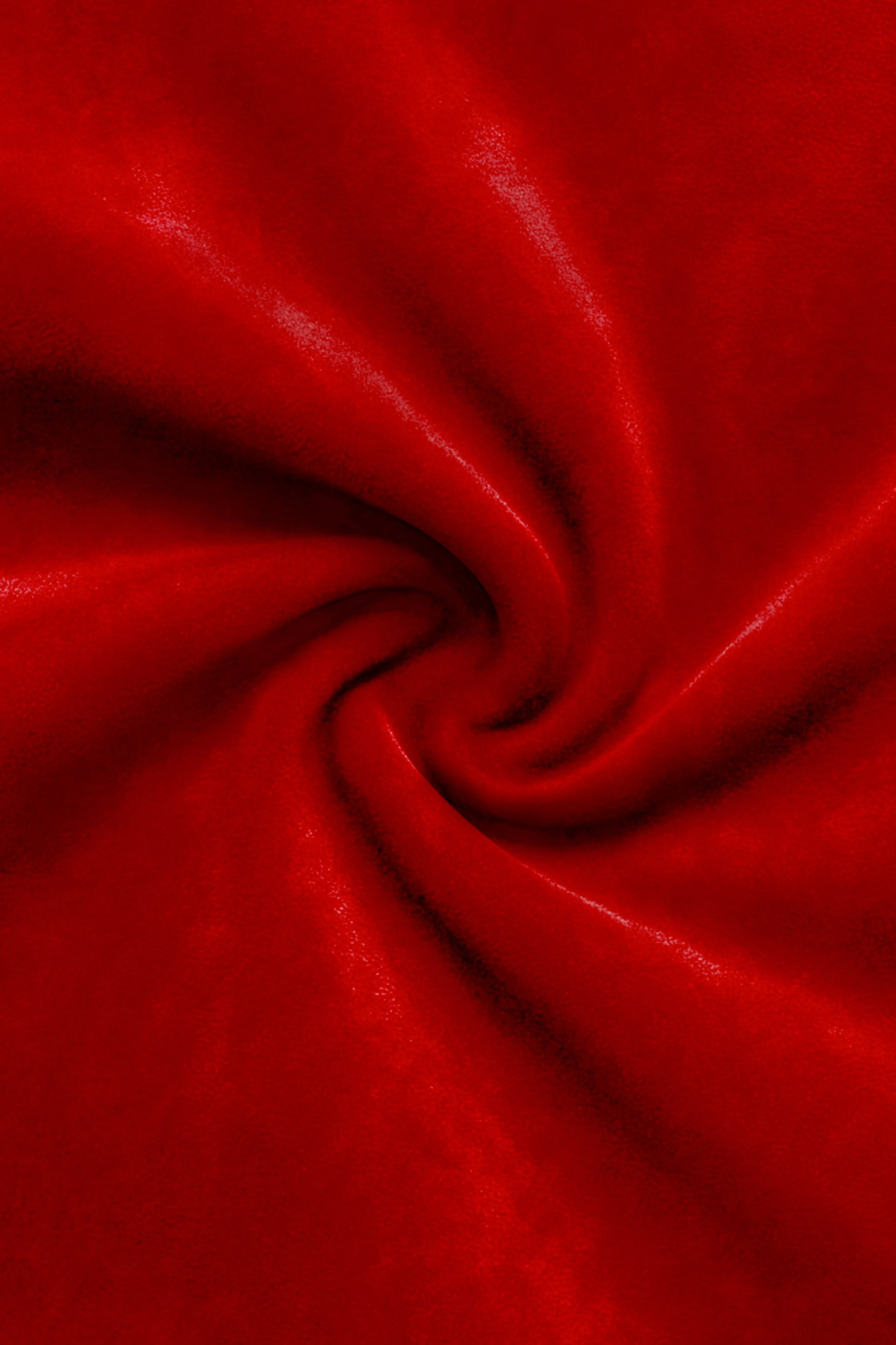 Imperio-Crimson Red Velvet Stretchable Waistband Pant sold by French Crown product image thumbnail 3