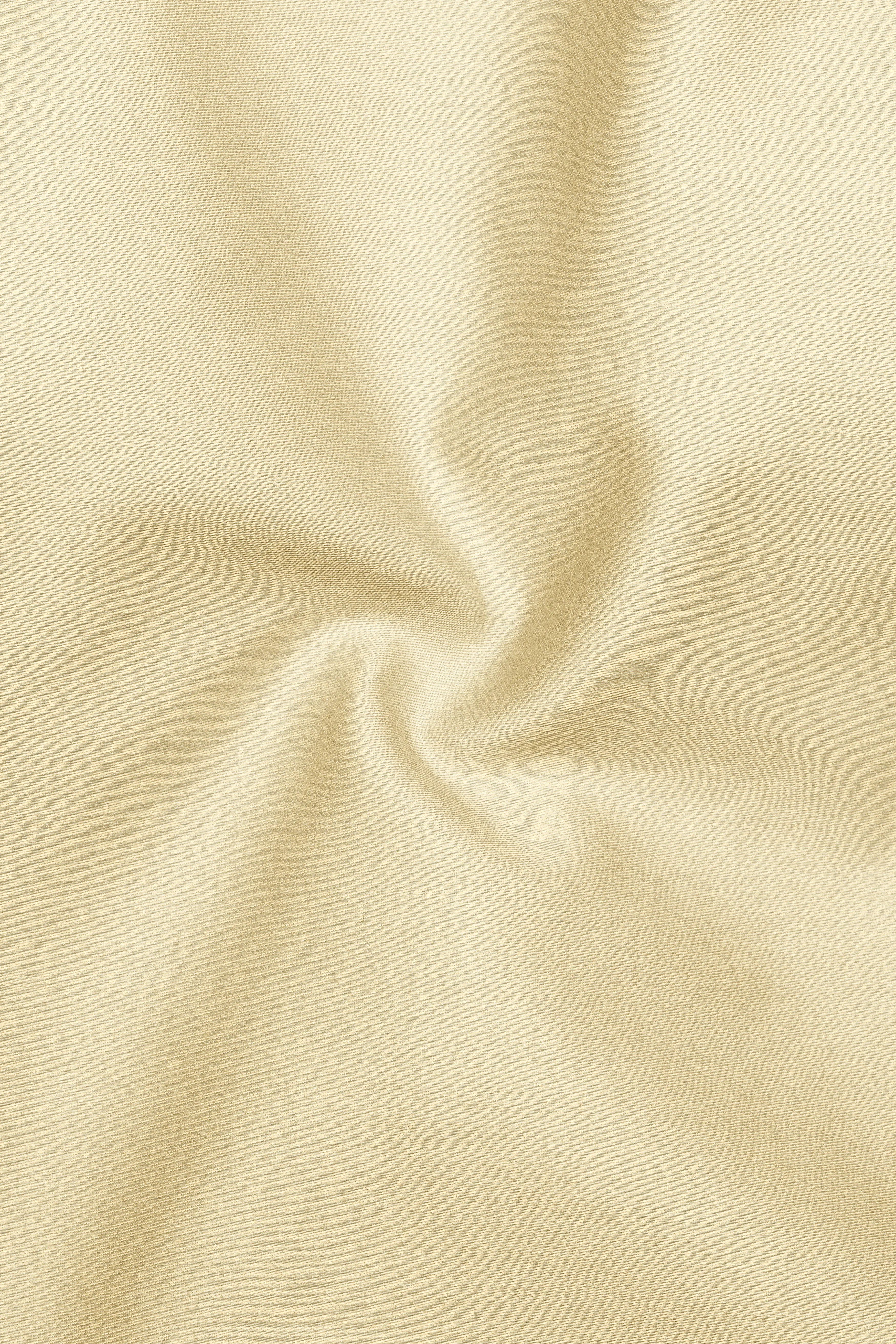 Ivoro Almond Cream Subtle Sheen Super Soft Premium Cotton Dress Shirt sold by French Crown product image thumbnail 3