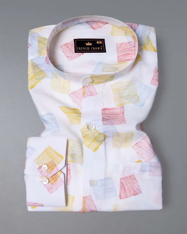 Mischke colorful Printed Premium Tencel Shirt sold by French Crown