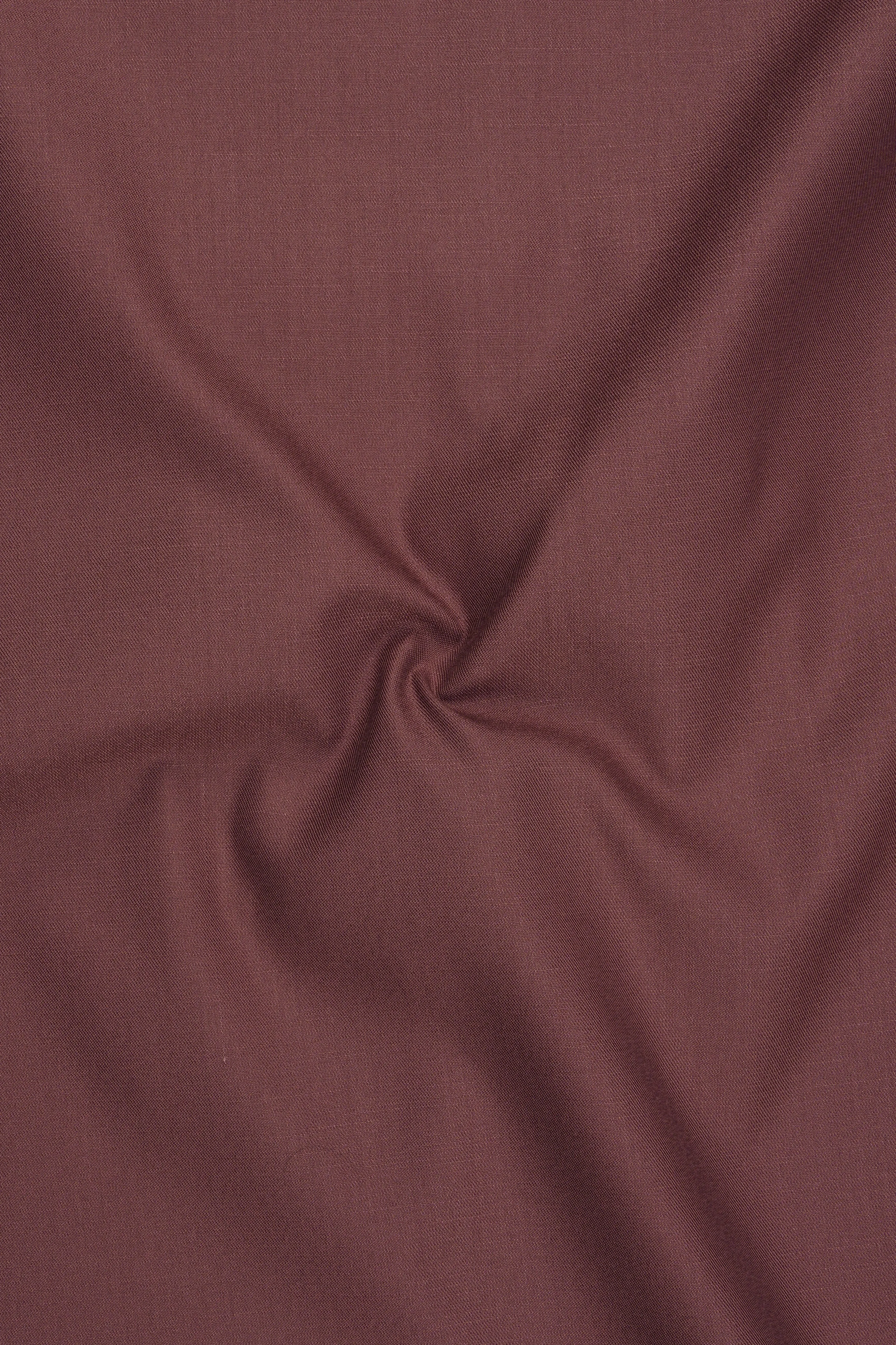 Heritage-Finch Maroon Wool Rich Slight Stretch Pant sold by French Crown product image thumbnail 3
