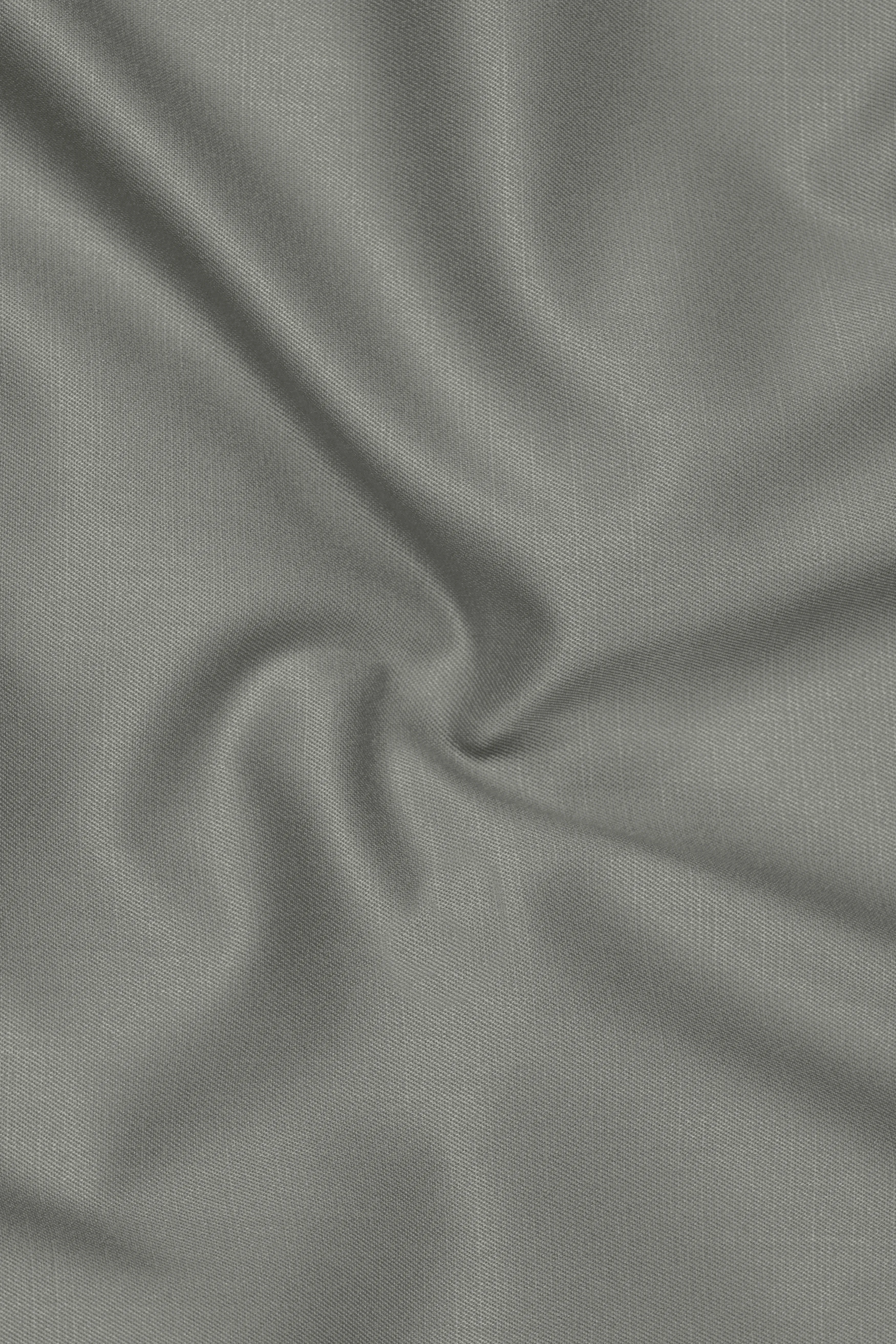 Verdure-Sage Green Wool Rich Tuxedo Slight Stretch Blazers sold by French Crown product image thumbnail 3