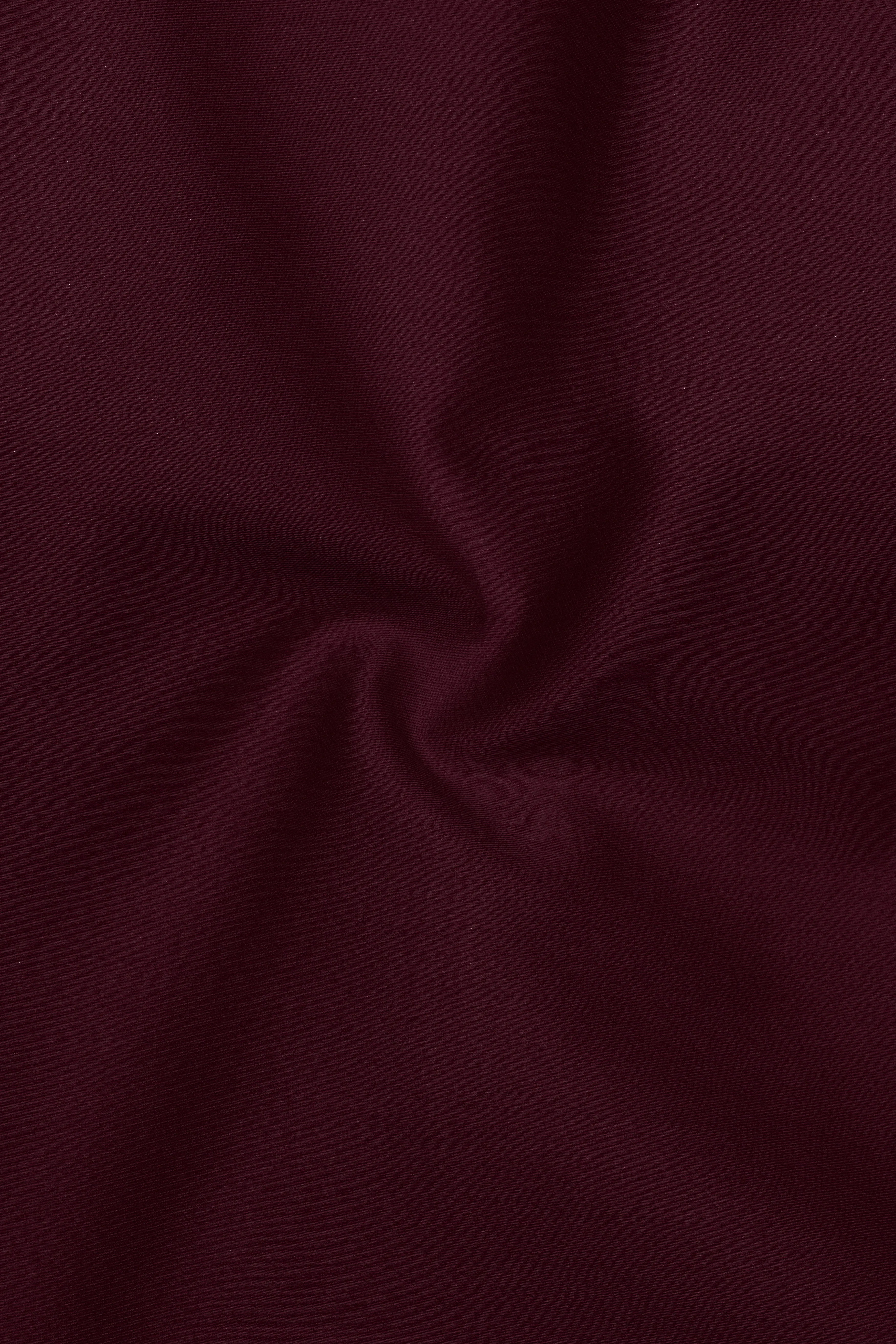 Regalis-Aubergine Maroon Subtle Sheen Super Soft Premium Cotton Cut Away Collar Dress Shirt sold by French Crown product image thumbnail 3