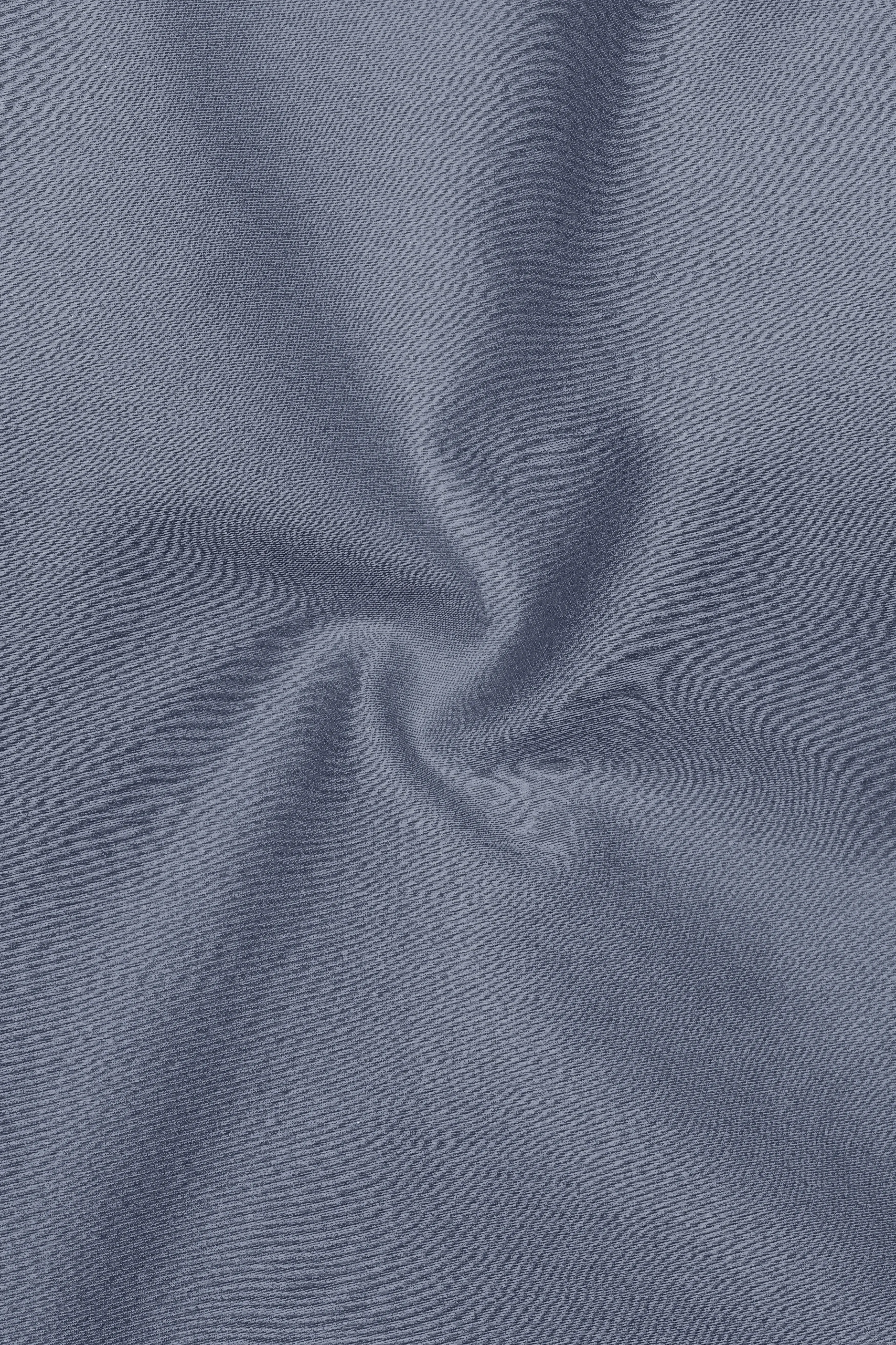 Argento-Shuttle Gray Subtle Sheen Super Soft Premium Cotton Cut Away Collar Dress Shirt sold by French Crown product image thumbnail 3