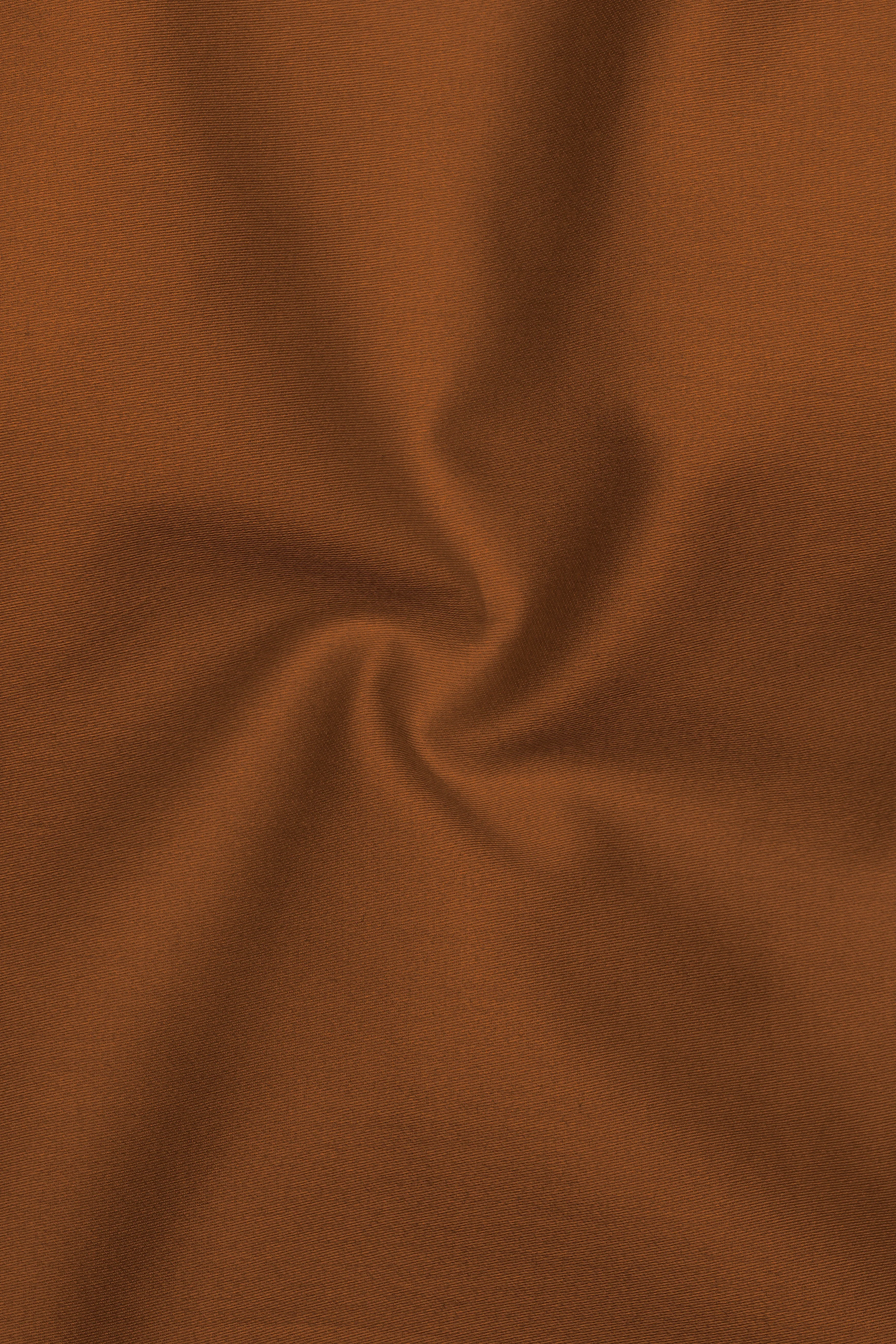 Umbero-Walnut Brown Subtle Sheen Super Soft Premium Cotton Cut Away Collar Dress Shirt sold by French Crown product image thumbnail 3