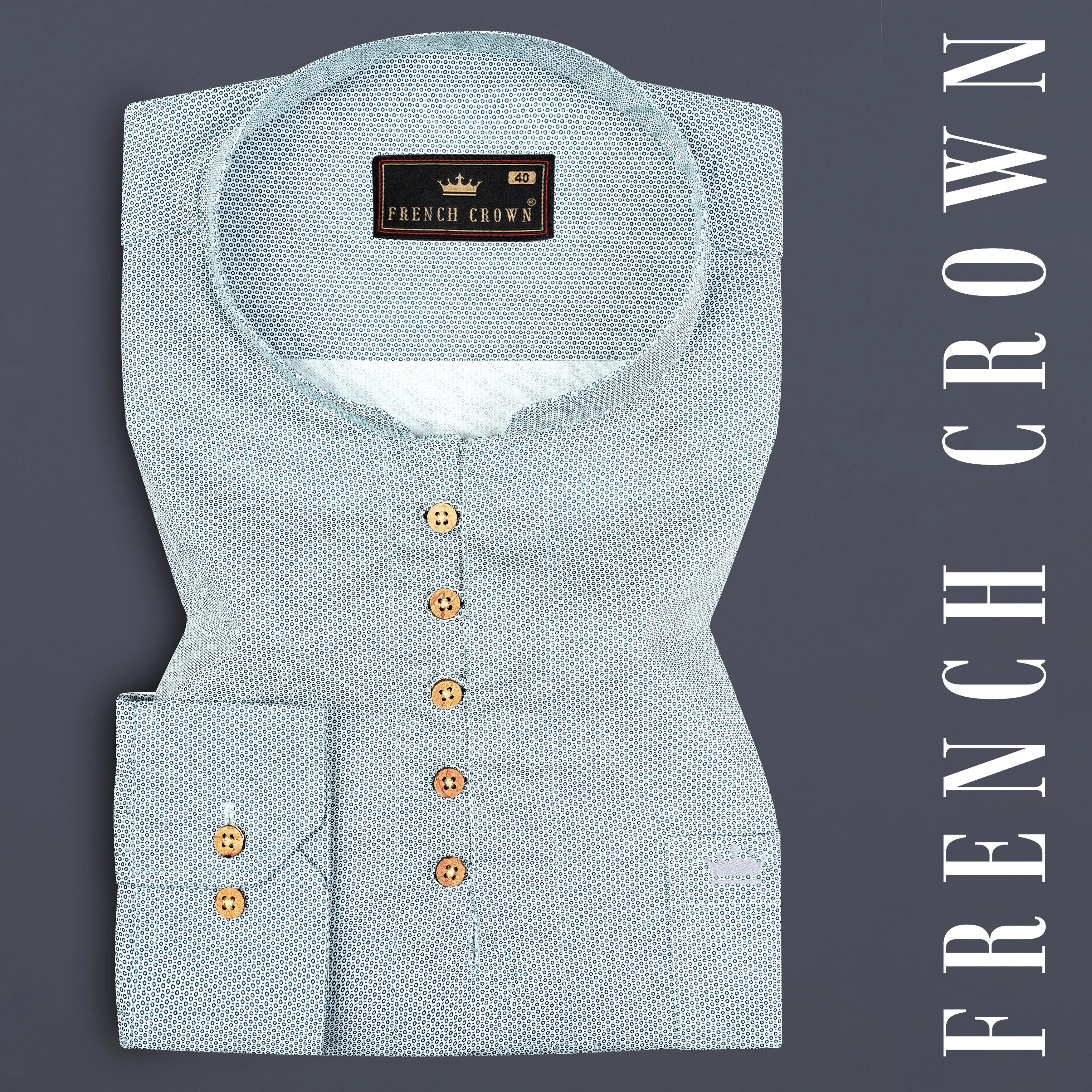 Regent Green heavyweight Premium Cotton Kurta Shirt sold by French Crown