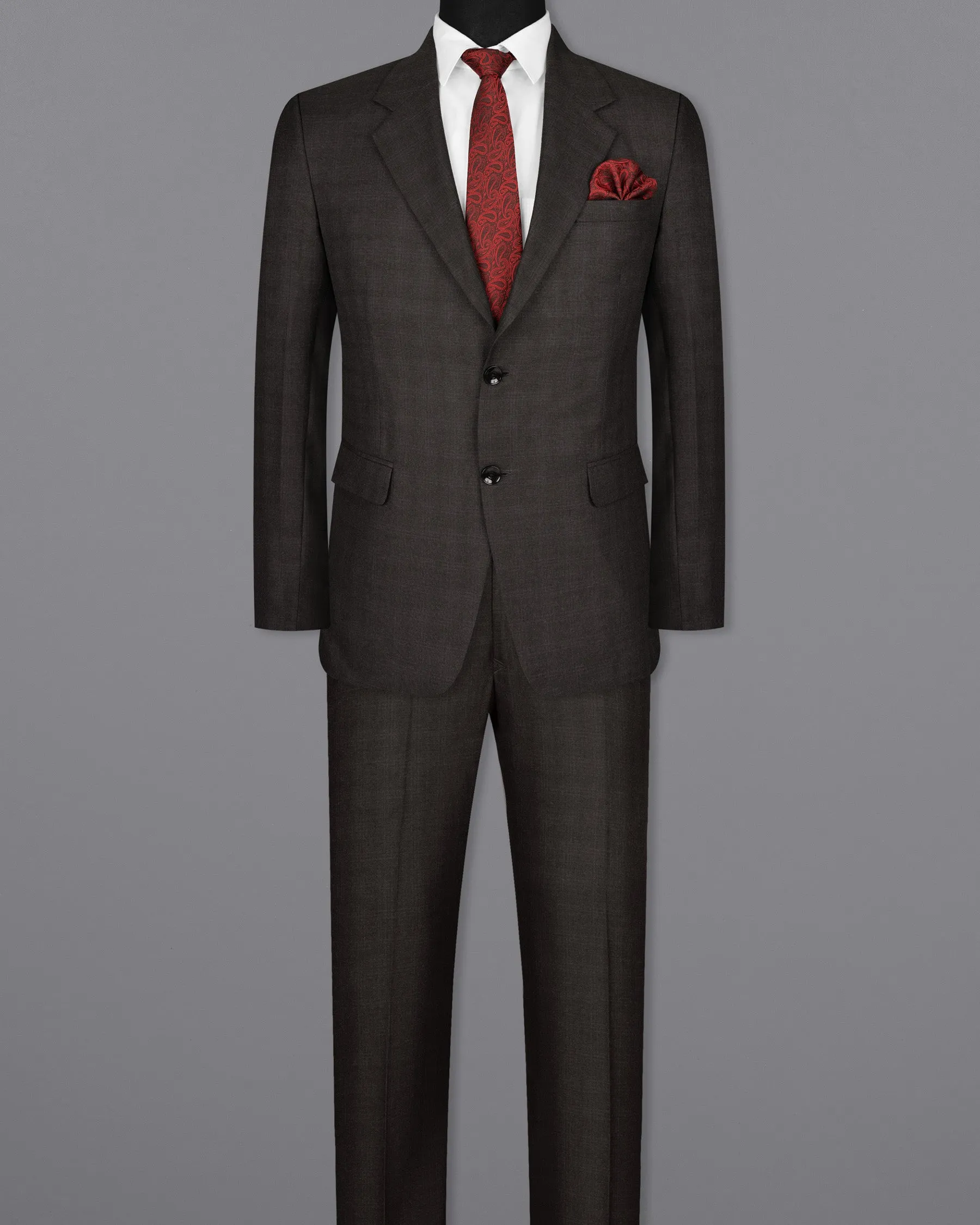 Maine Grey Woolrich Subtle Plaid Suit sold by French Crown product image thumbnail 4