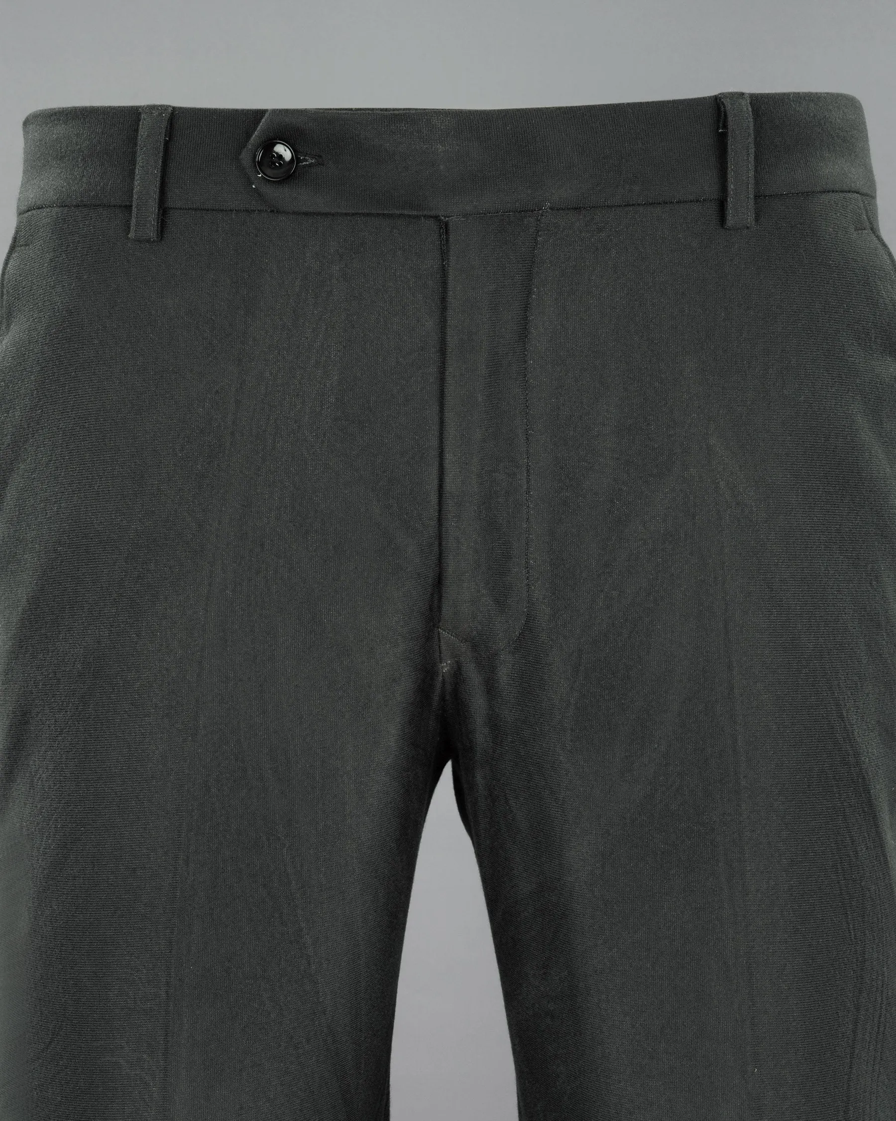 Greyish Green Premium Cotton Pant sold by French Crown product image thumbnail 2