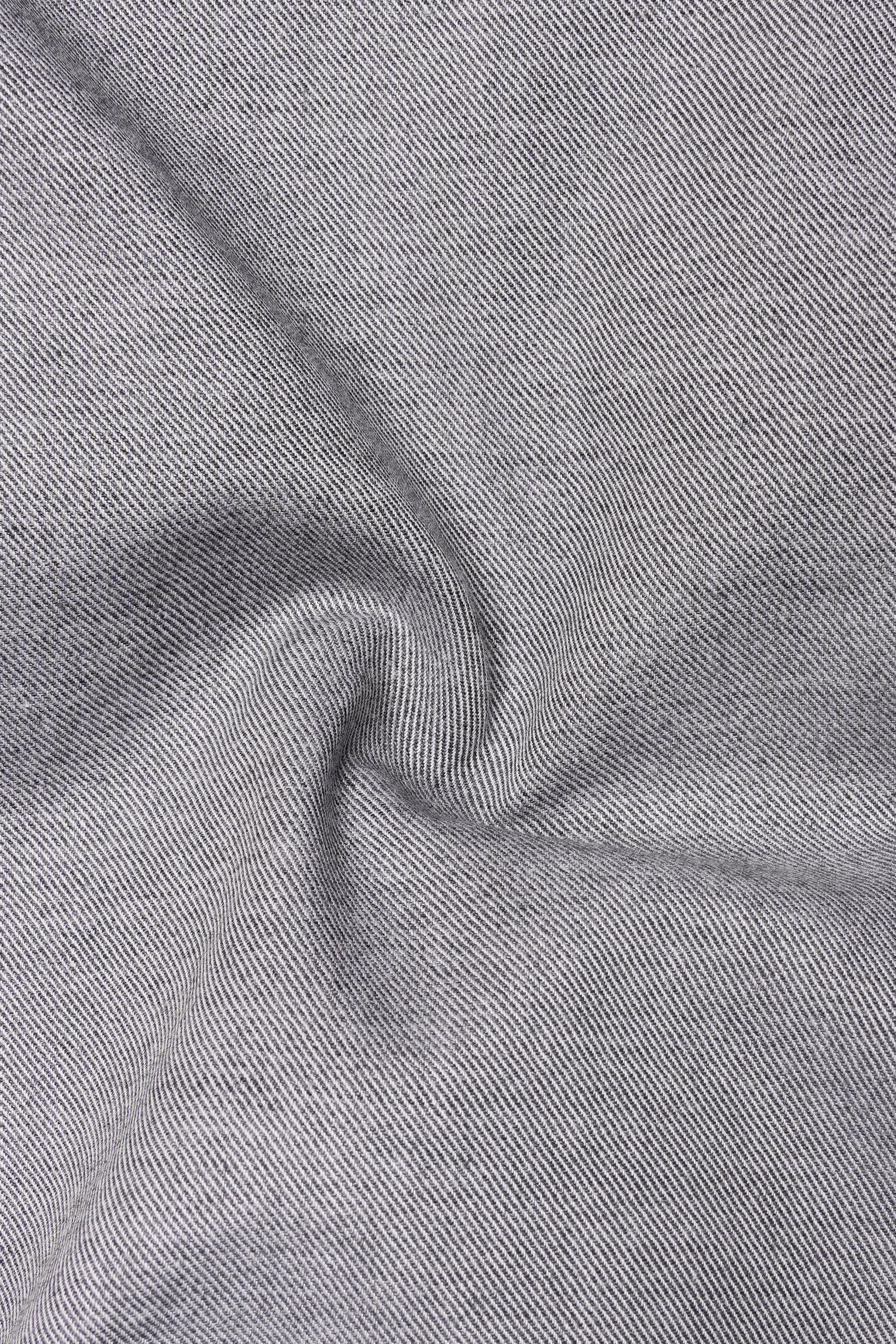 Grisport-Harbor Gray Textured Twill Premium Cotton Dress Shirt sold by French Crown product image thumbnail 3