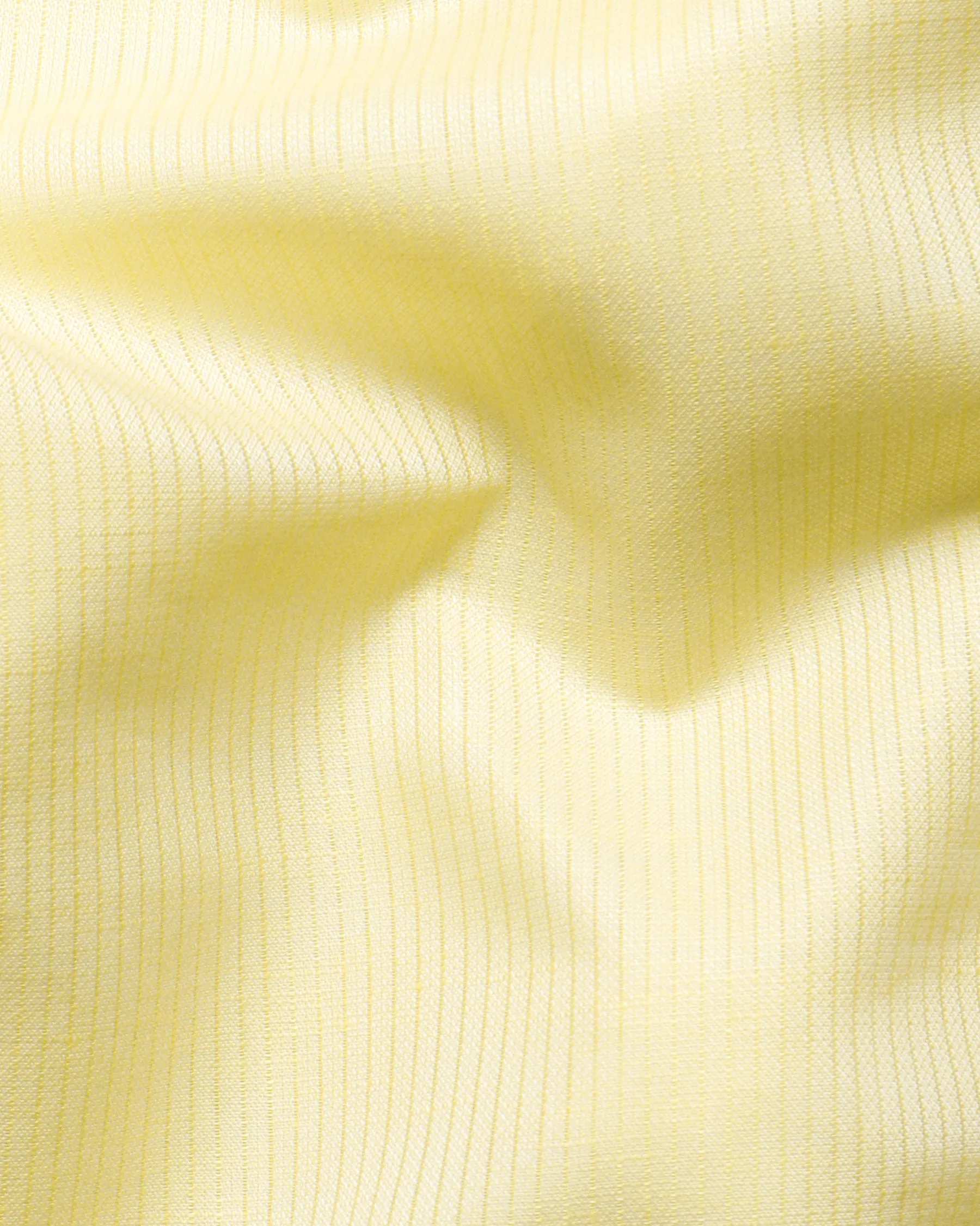 Lemon Yellow Dobby Patterned Giza Cotton shirt sold by French Crown product image thumbnail 2