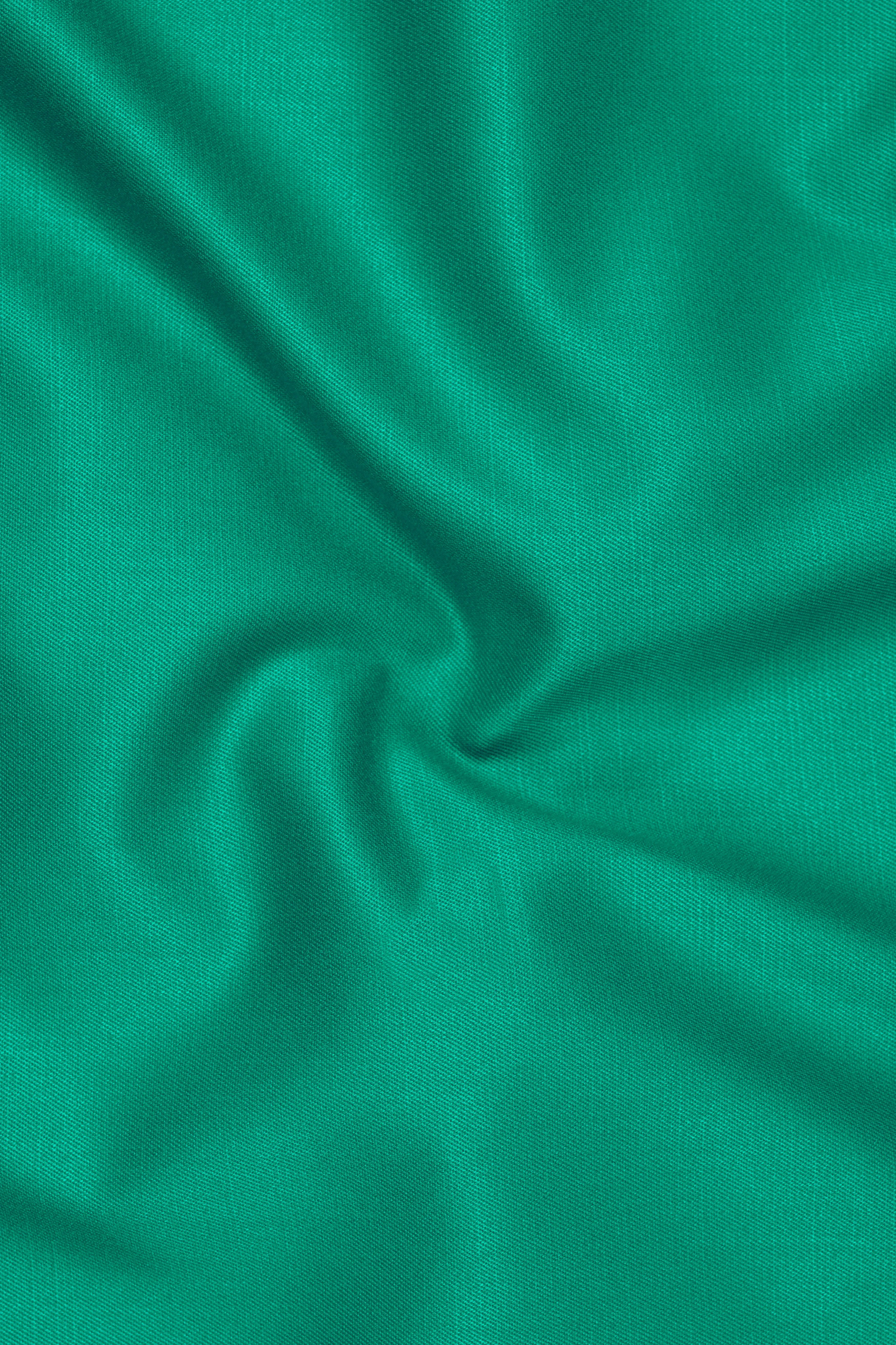 Emerald-Tropical Green Wool Rich Slight Stretch Waistcoat sold by French Crown product image thumbnail 4
