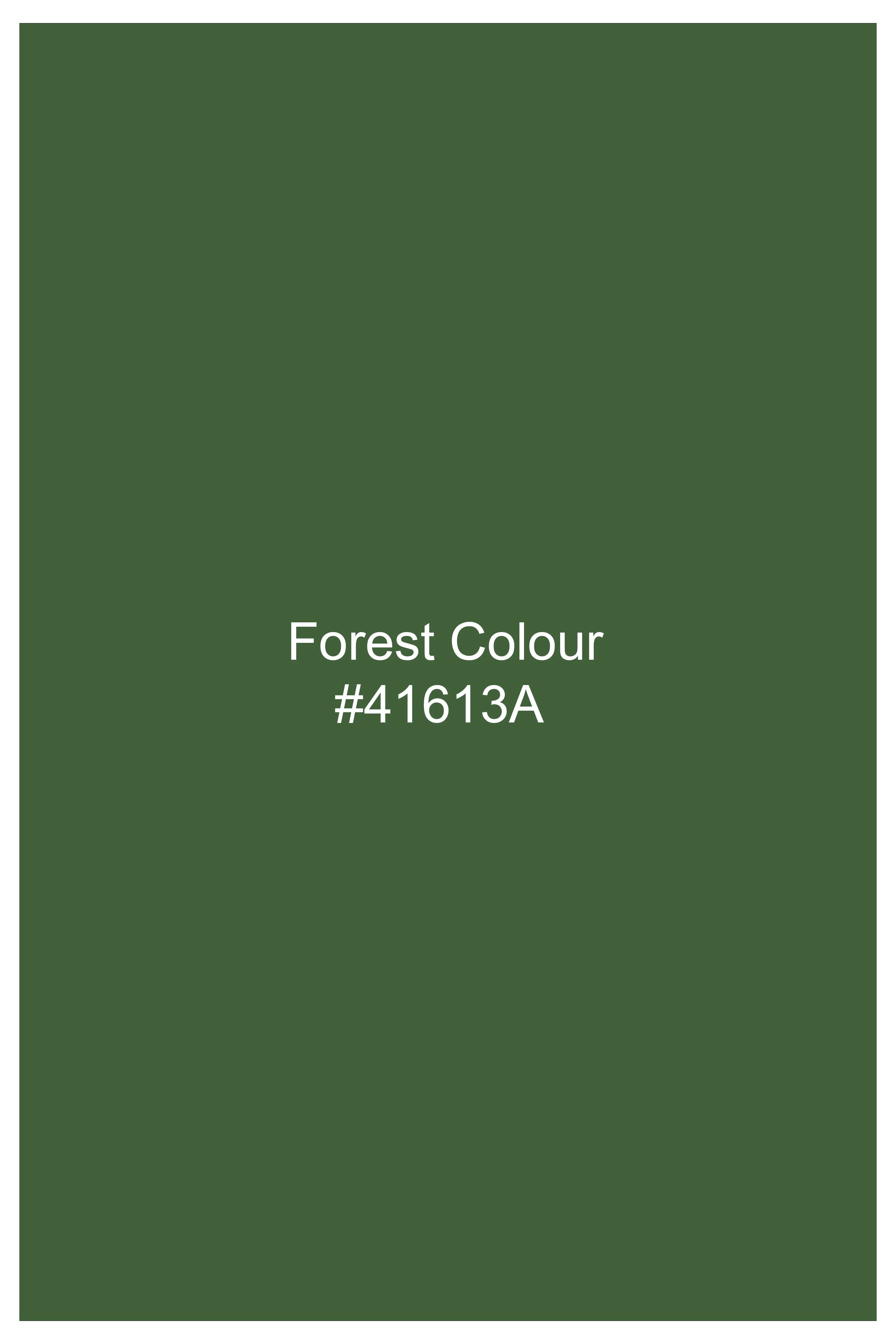 Viridian-Forest Green Wool Rich Slight Stretch Waistcoat sold by French Crown product image thumbnail 5