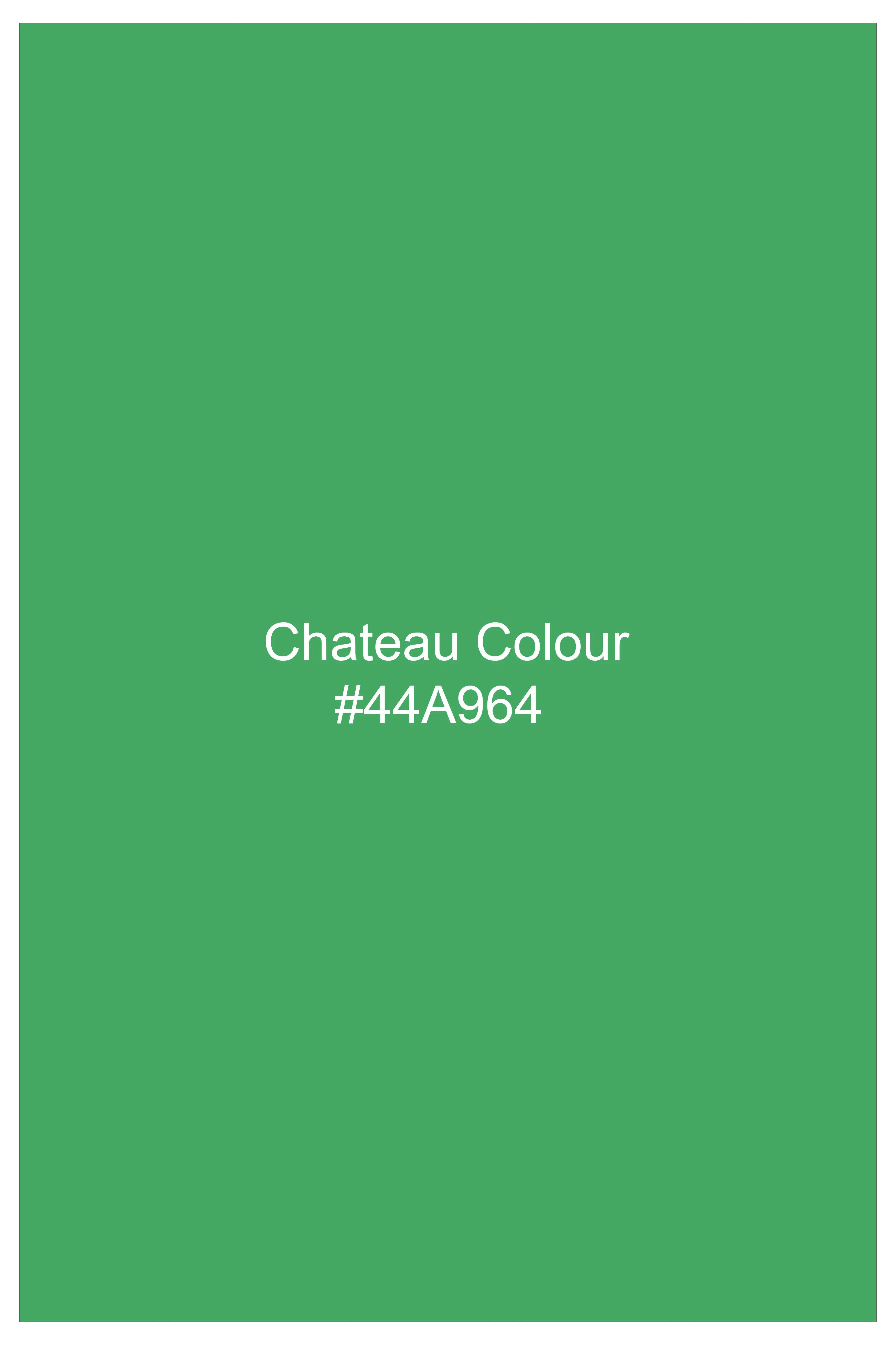 Baron-Chateau Green Wool Rich Slight Stretch Waistcoat sold by French Crown product image thumbnail 5