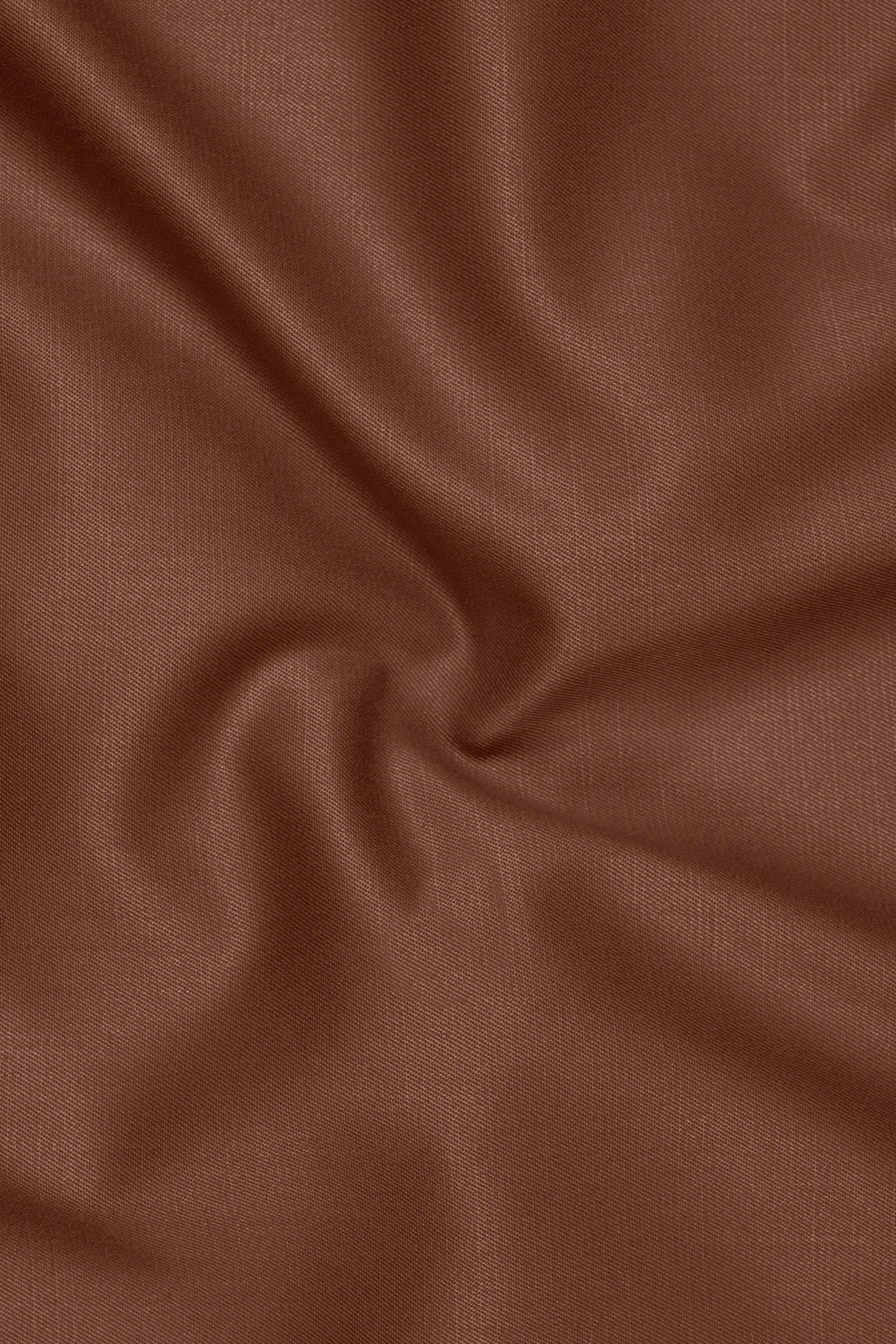 Sienna-Rust Brown Wool Rich Slight Stretch Waistcoat sold by French Crown product image thumbnail 3