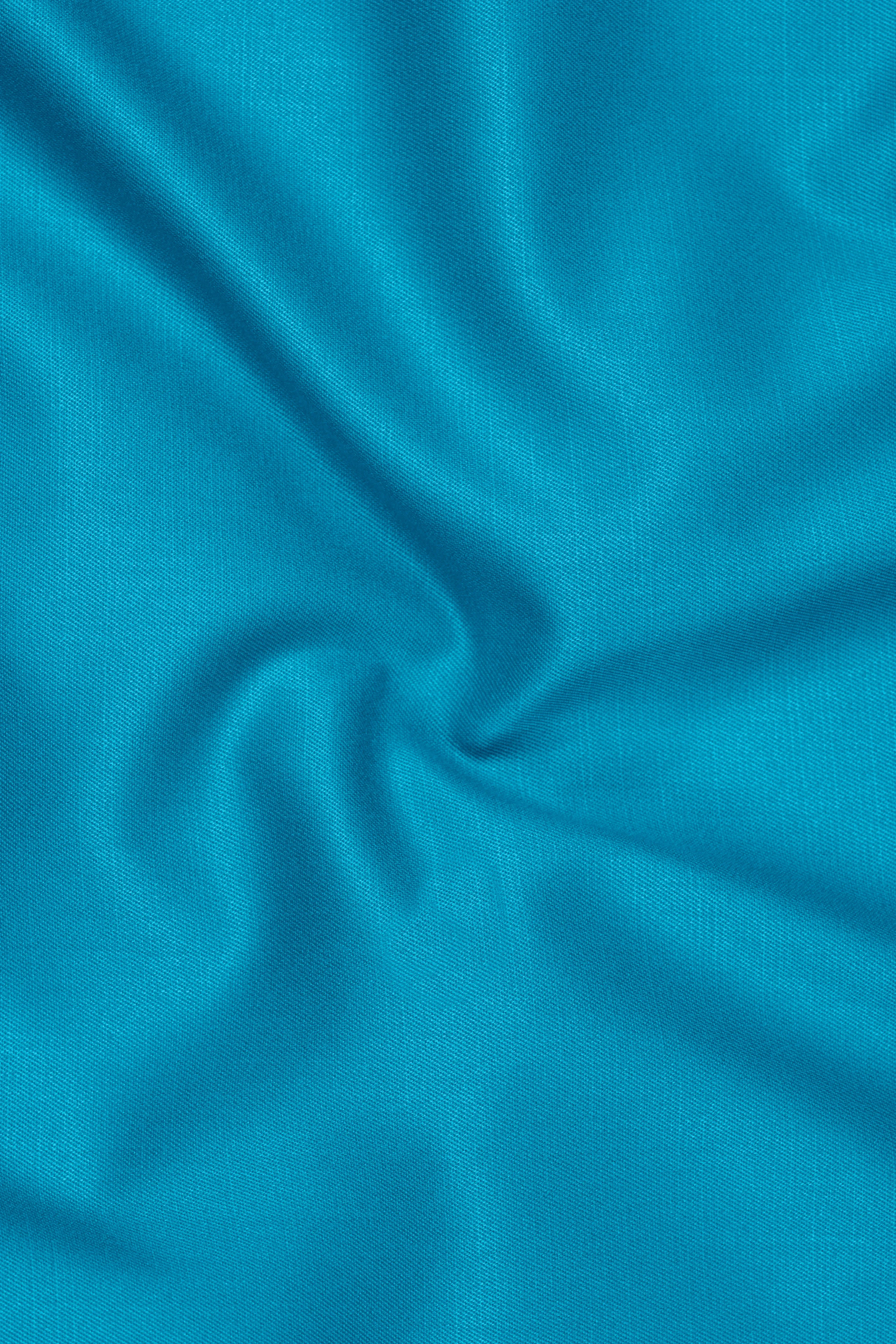 Atlantic-Bondi Blue Wool Rich Slight Stretch Double Breasted Suit sold by French Crown product image thumbnail 3
