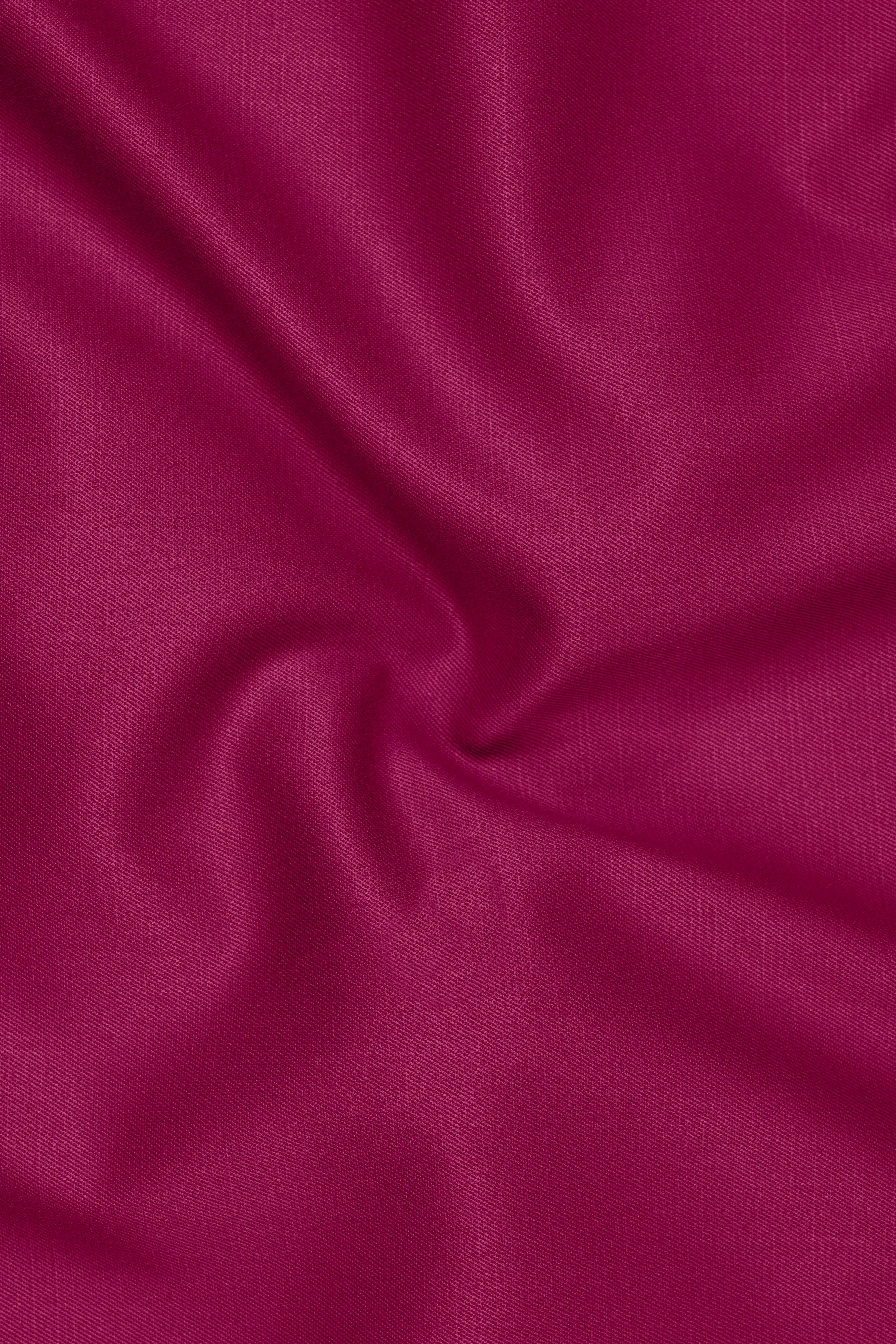 Orchid-Mulberry Pink Wool Rich Slight Stretch Double Breasted Suit sold by French Crown product image thumbnail 3