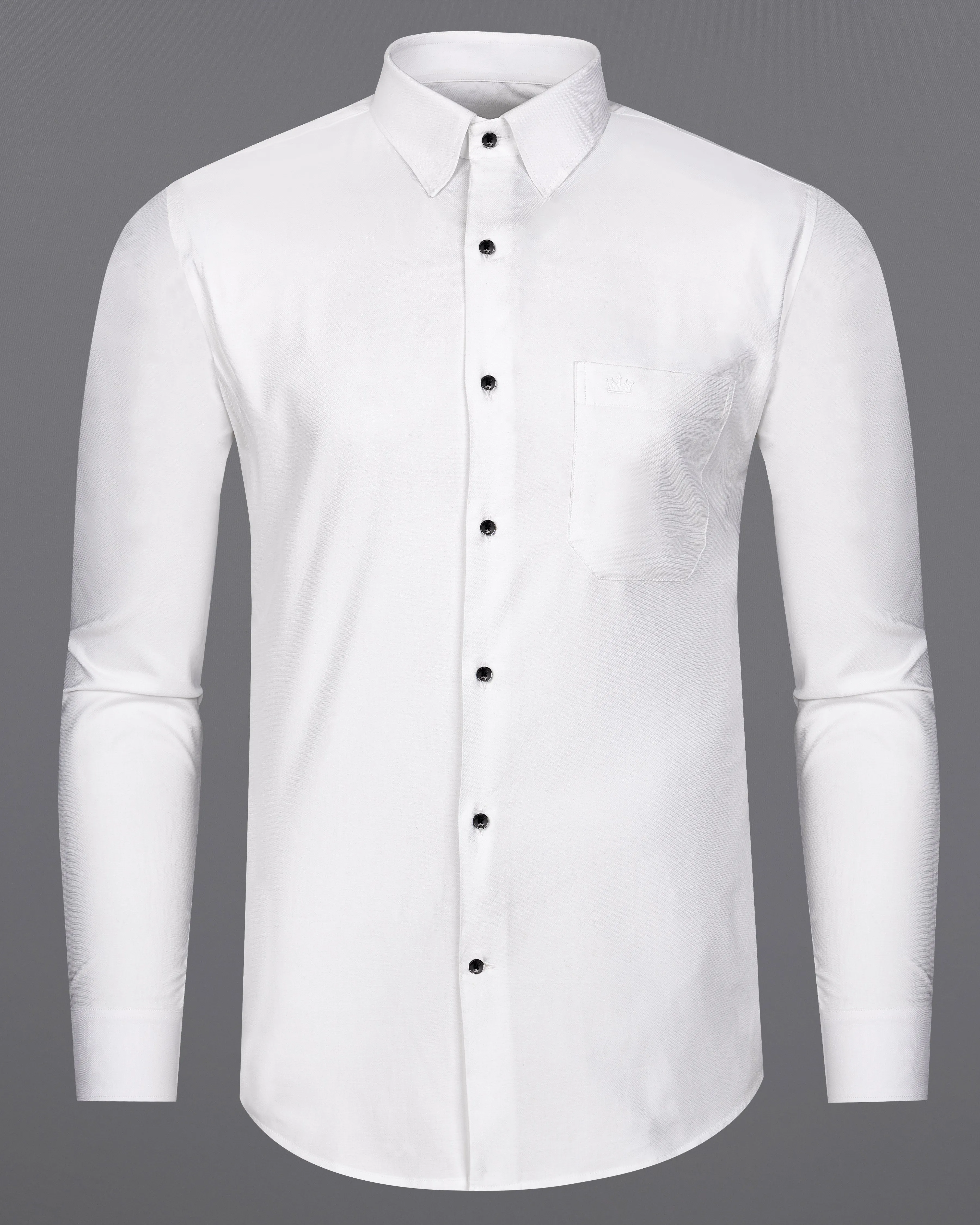 Bright White Royal Oxford Shirt sold by French Crown product image thumbnail 5