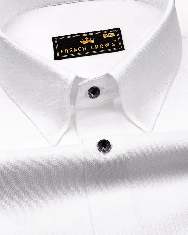 Bright White Royal Oxford Shirt made by French Crown