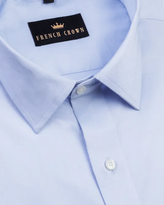 Sky Premium Cotton SHIRT made by French Crown
