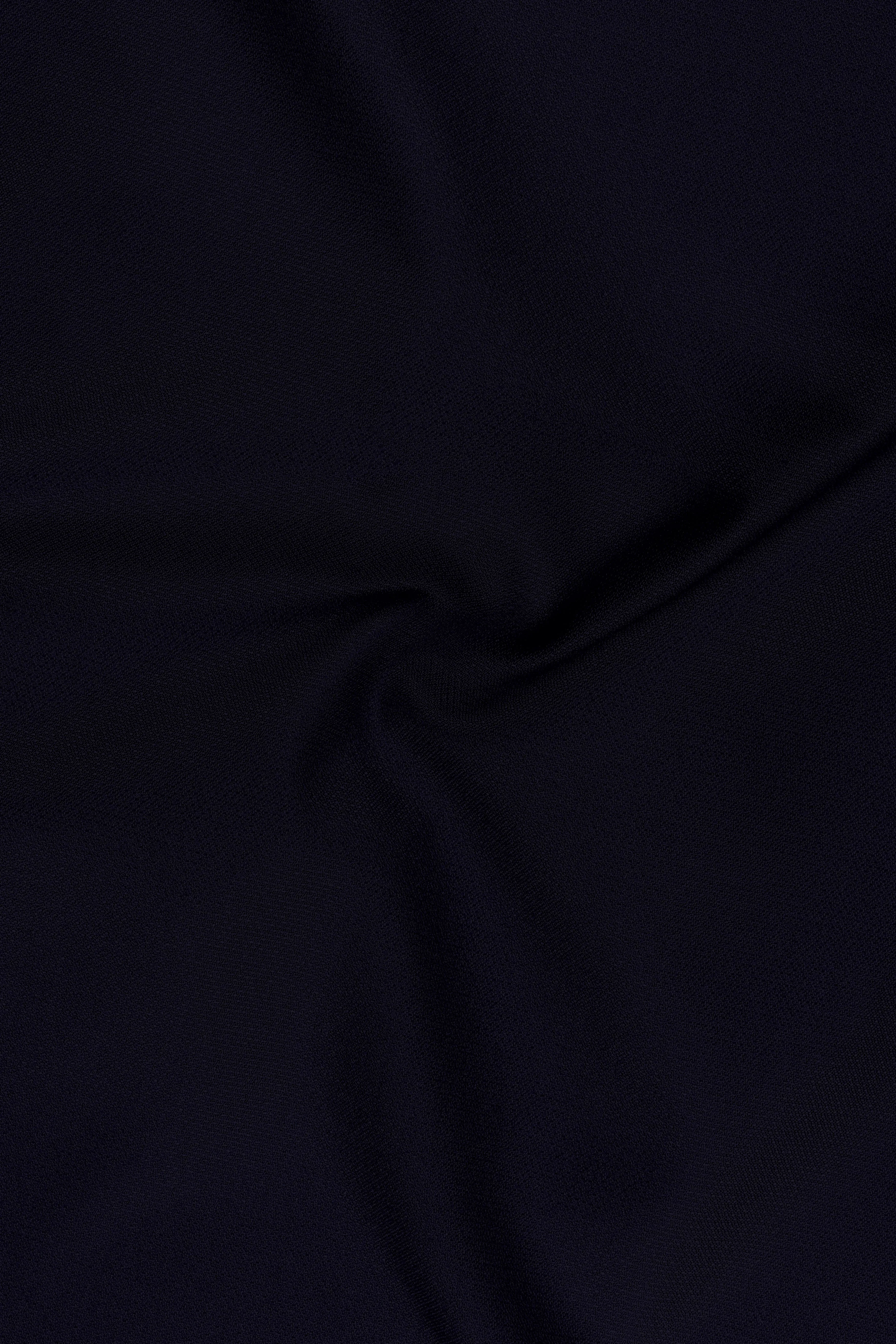 Monarch-Vulcan Blue Diamond Textured Wool Rich Slight Stretch Double Breasted Suit sold by French Crown product image thumbnail 3