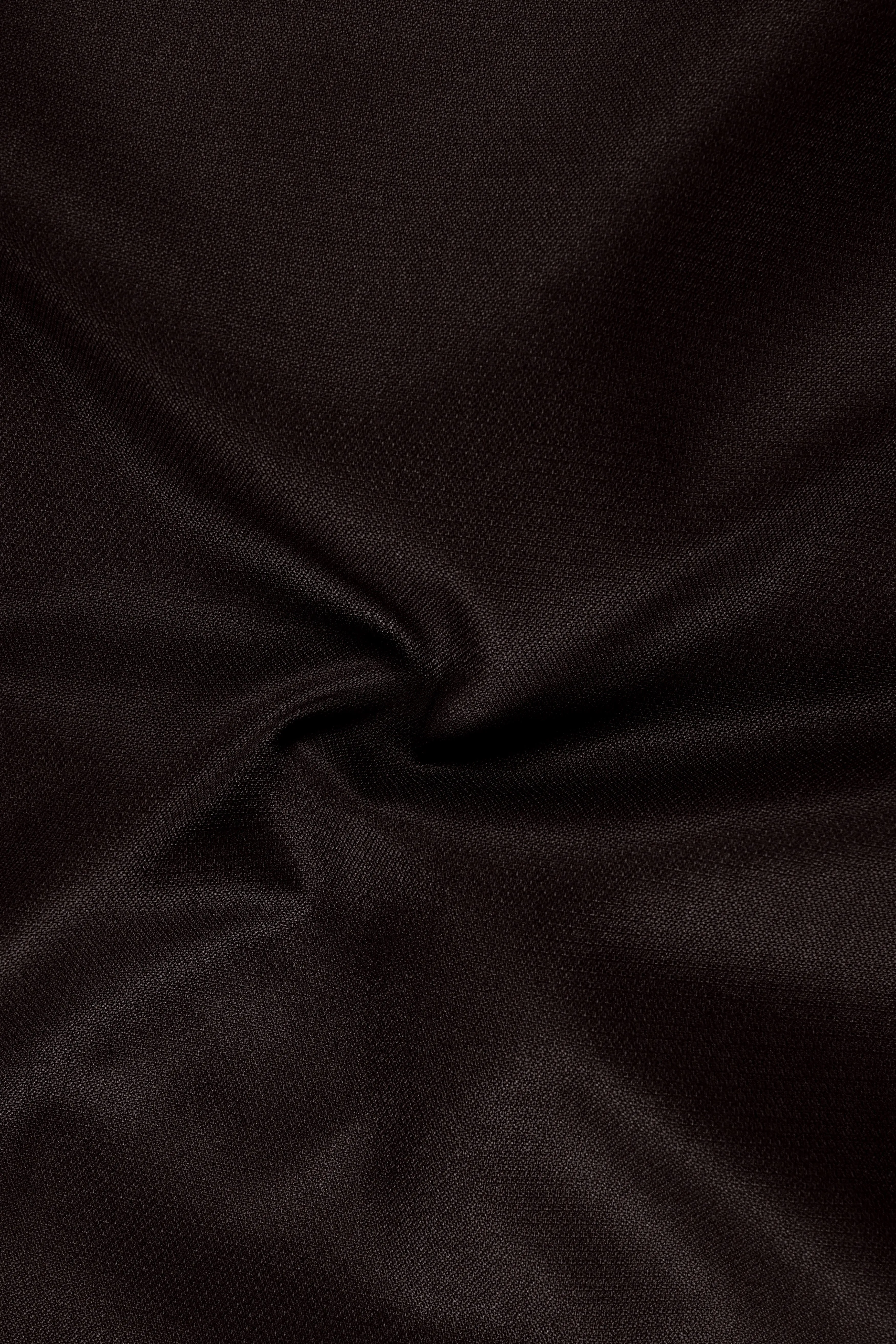 Hampton-Gondola Brown Diamond Textured Wool Rich Slight Double Single Breasted Suit sold by French Crown product image thumbnail 3